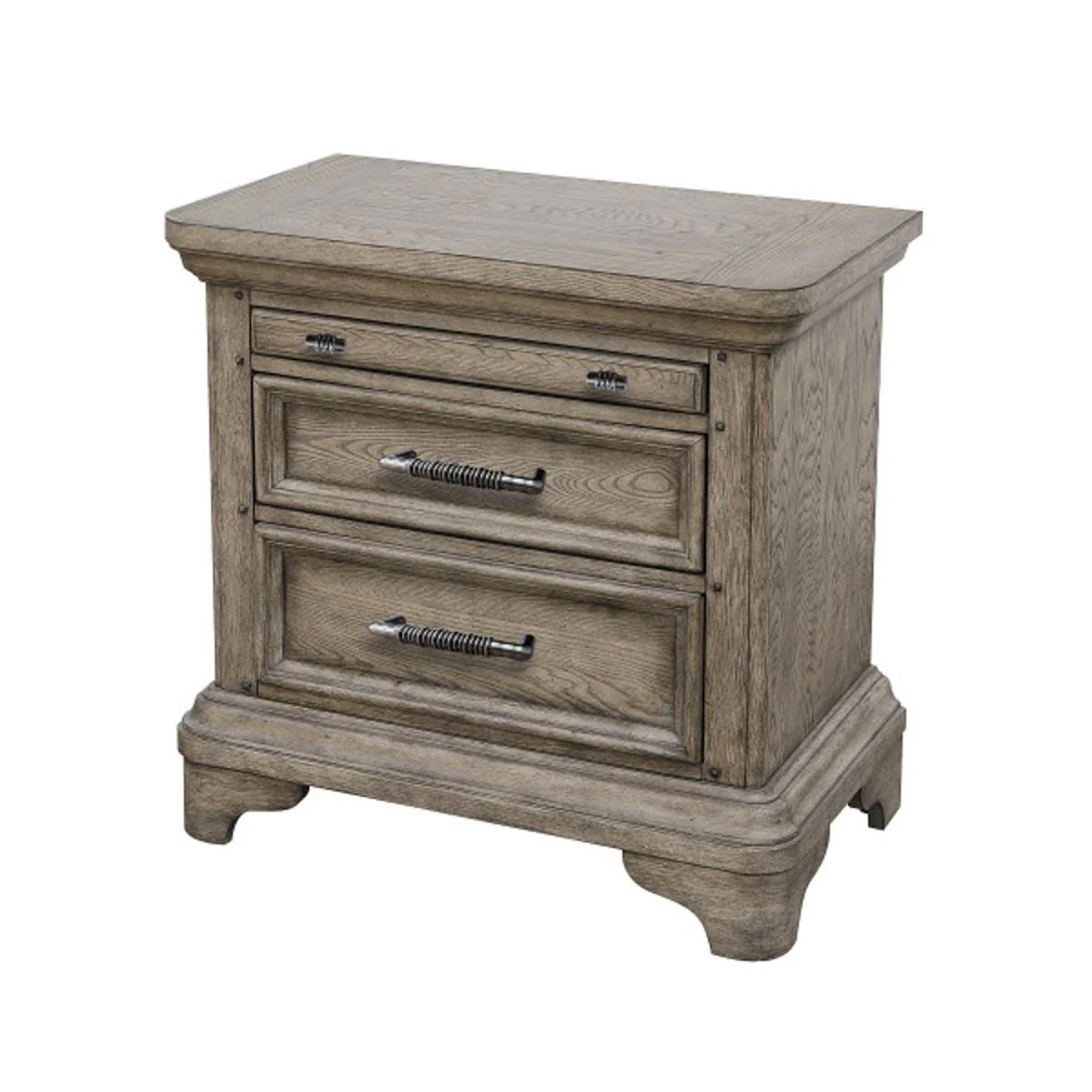 Pulaski Bristol Nighstand in Elm Brown in - Image 2