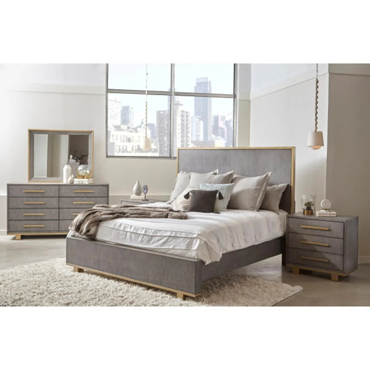 Pulaski Carmen Mirror in Shagreen - Image 4