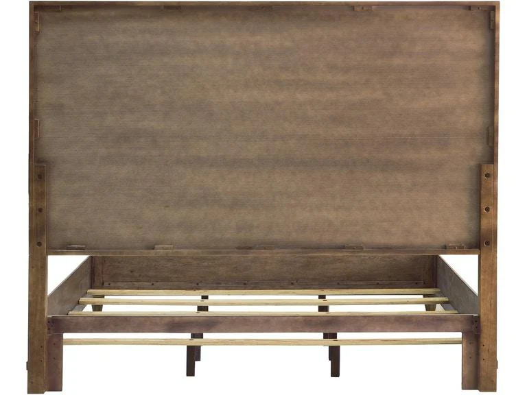 Pulaski Furniture Anthology Queen Panel Bed in Medium Wood - Image 3