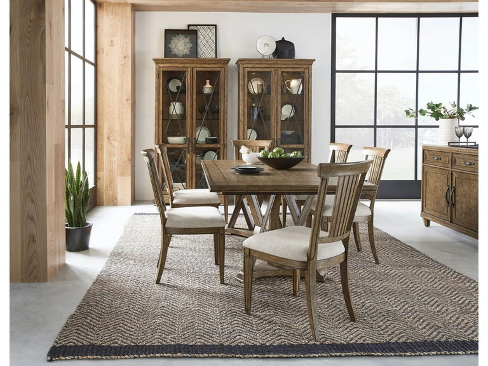 Pulaski Furniture Anthology Side Chair in Medium Wood (Set of 2) - Image 5