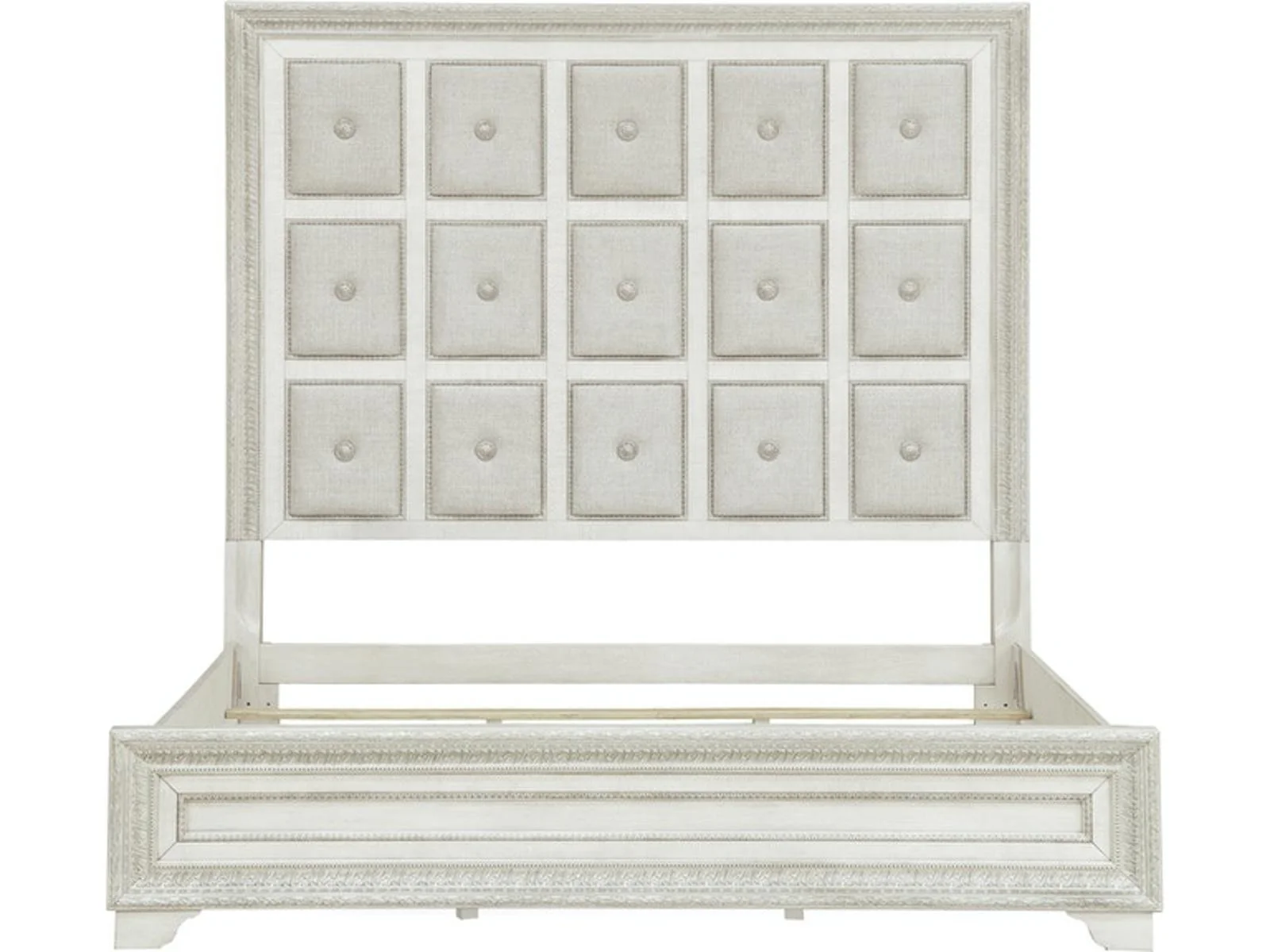 Pulaski Furniture Camila California King Upholstered Bed in Light Wood - Image 2