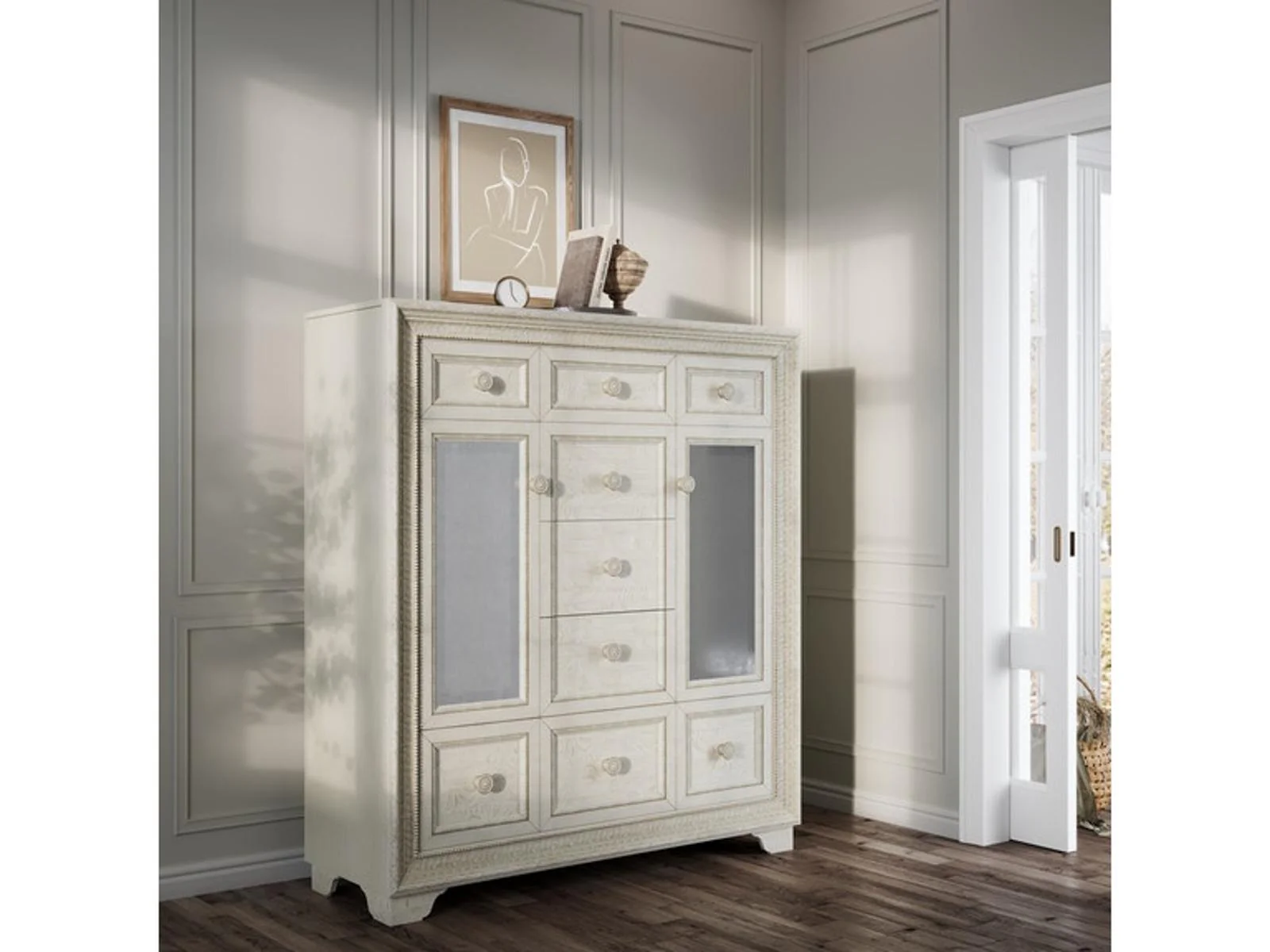 Pulaski Furniture Camila Door Chest in Light Wood - Image 4