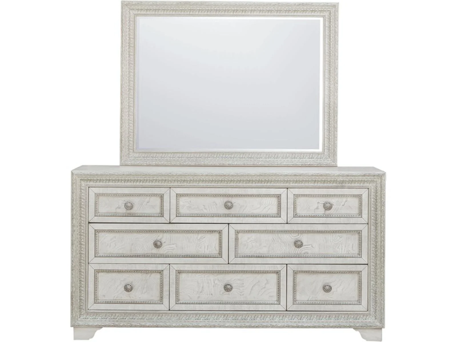 Pulaski Furniture Camila Mirror in Light Wood - Image 4
