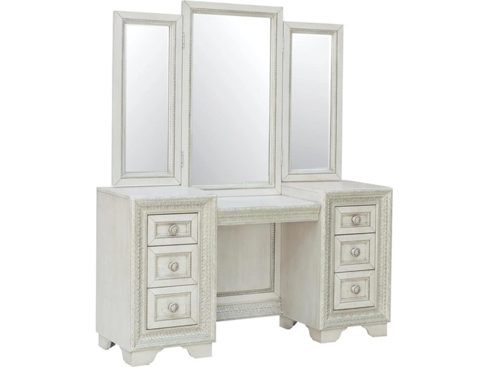 Pulaski Furniture Camila Vanity in Light Wood - Image 2