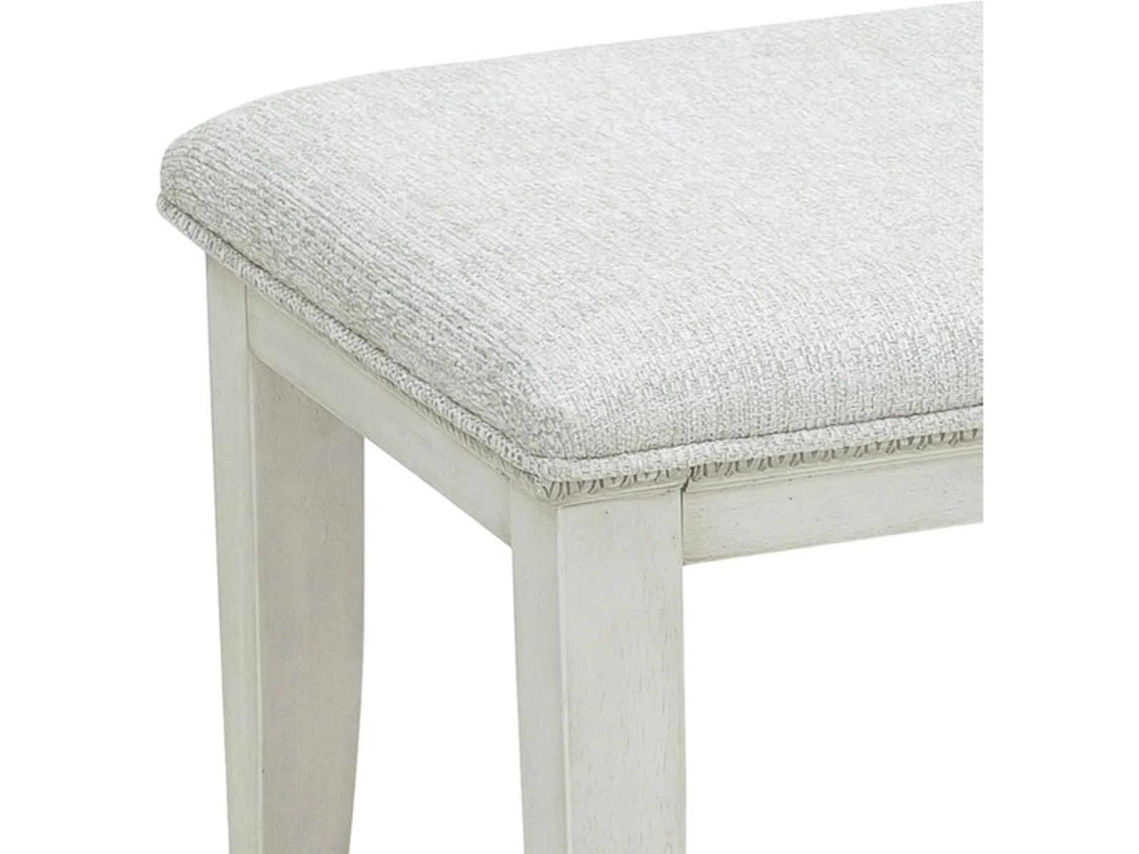 Pulaski Furniture Camila Vanity Stool in Light Wood - Image 3