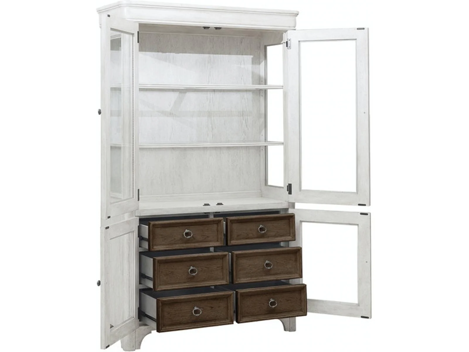 Pulaski Glendale Estates Curio China in White - Image 3