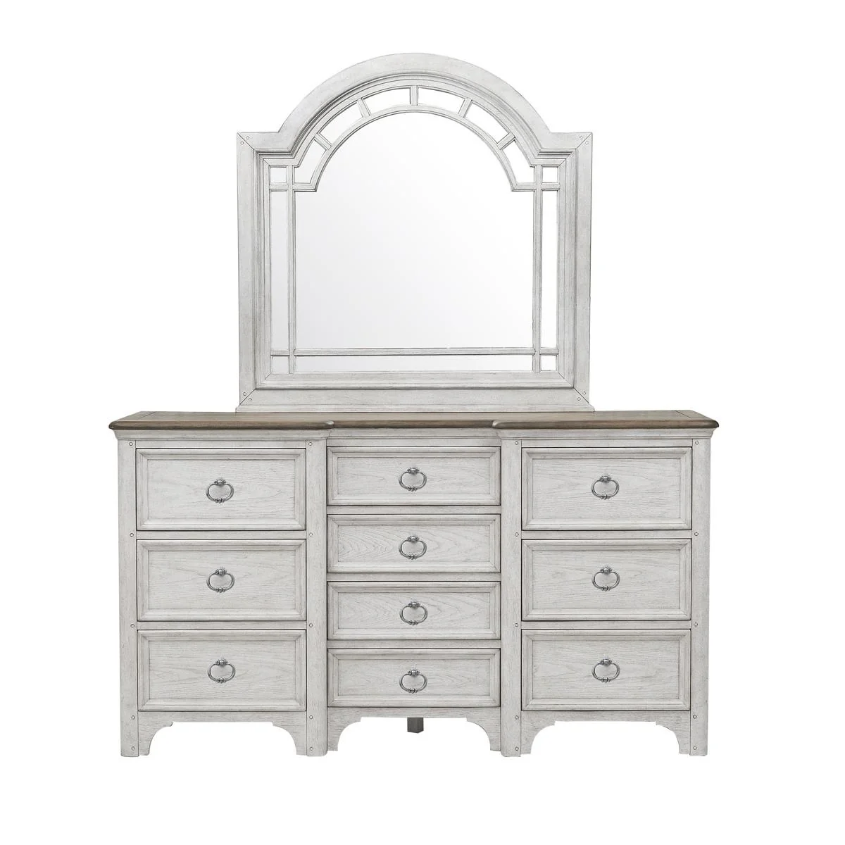 Pulaski Glendale Estates Dresser in White - Image 3