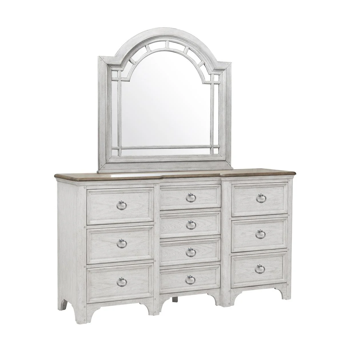 Pulaski Glendale Estates Mirror in White - Image 2