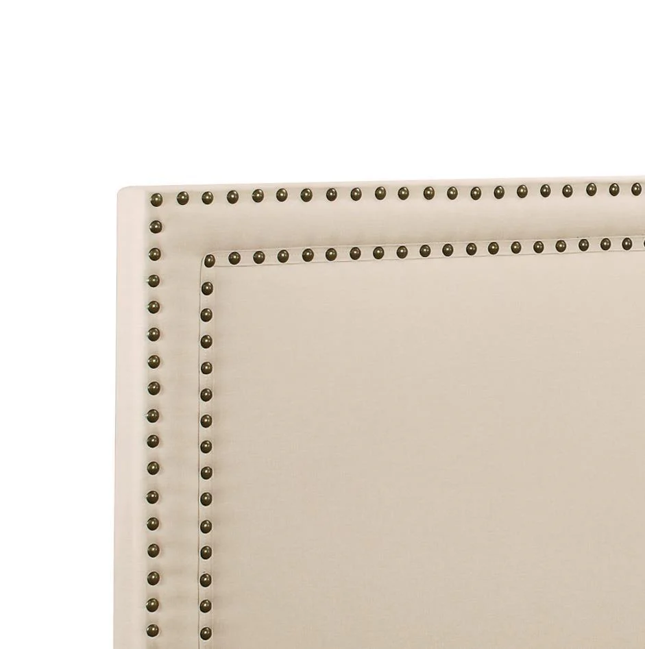 Pulaski King Upholstered Bed in Cream - Image 2
