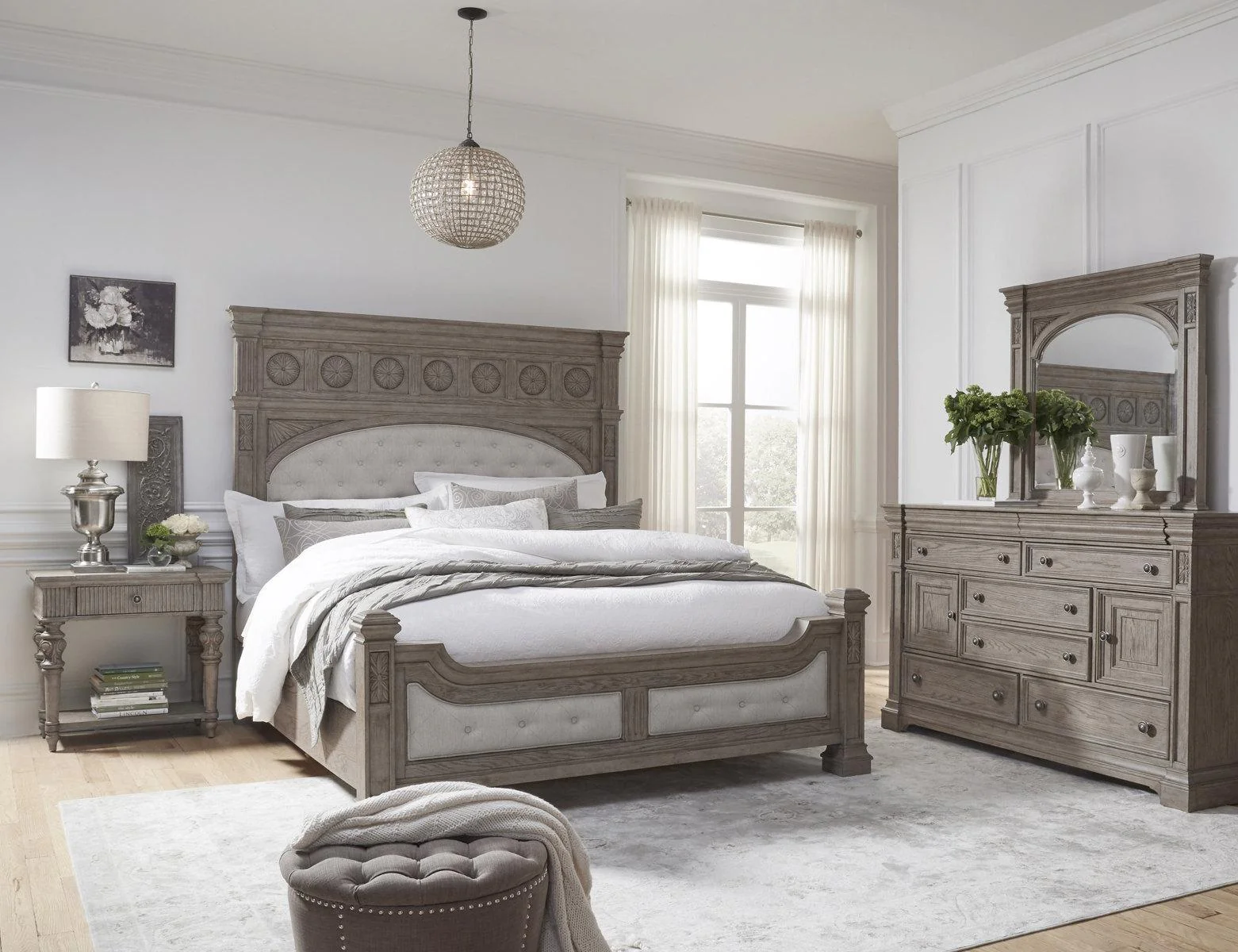 Pulaski Kingsbury Mirror in Gray - Image 5