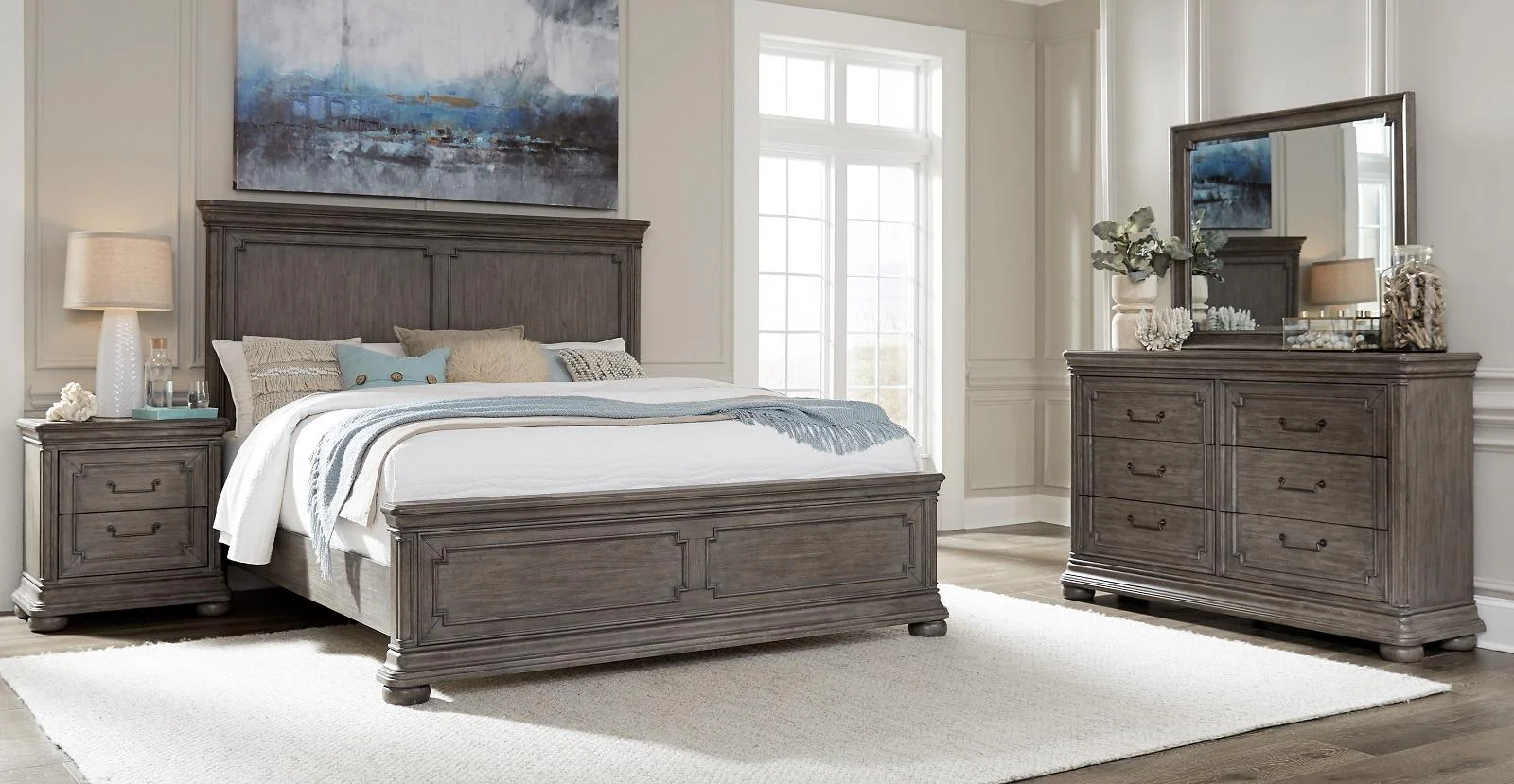 Pulaski Lasalle California King Panel Bed in Natural - Image 4