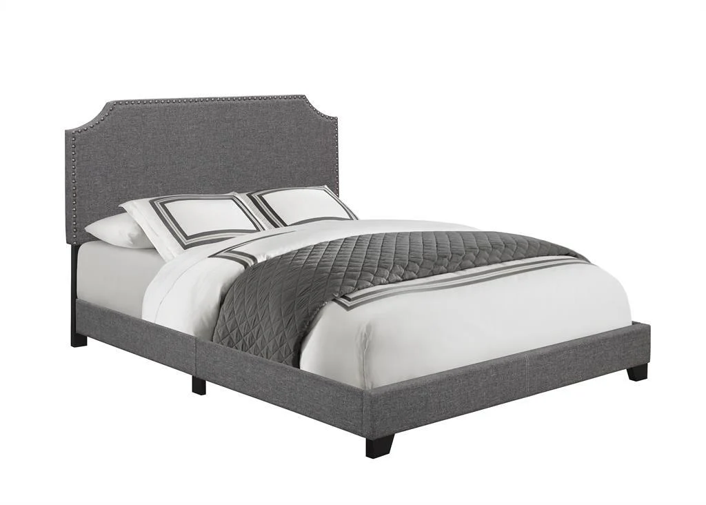 Pulaski Queen Upholstered Bed in Stone - Image 3