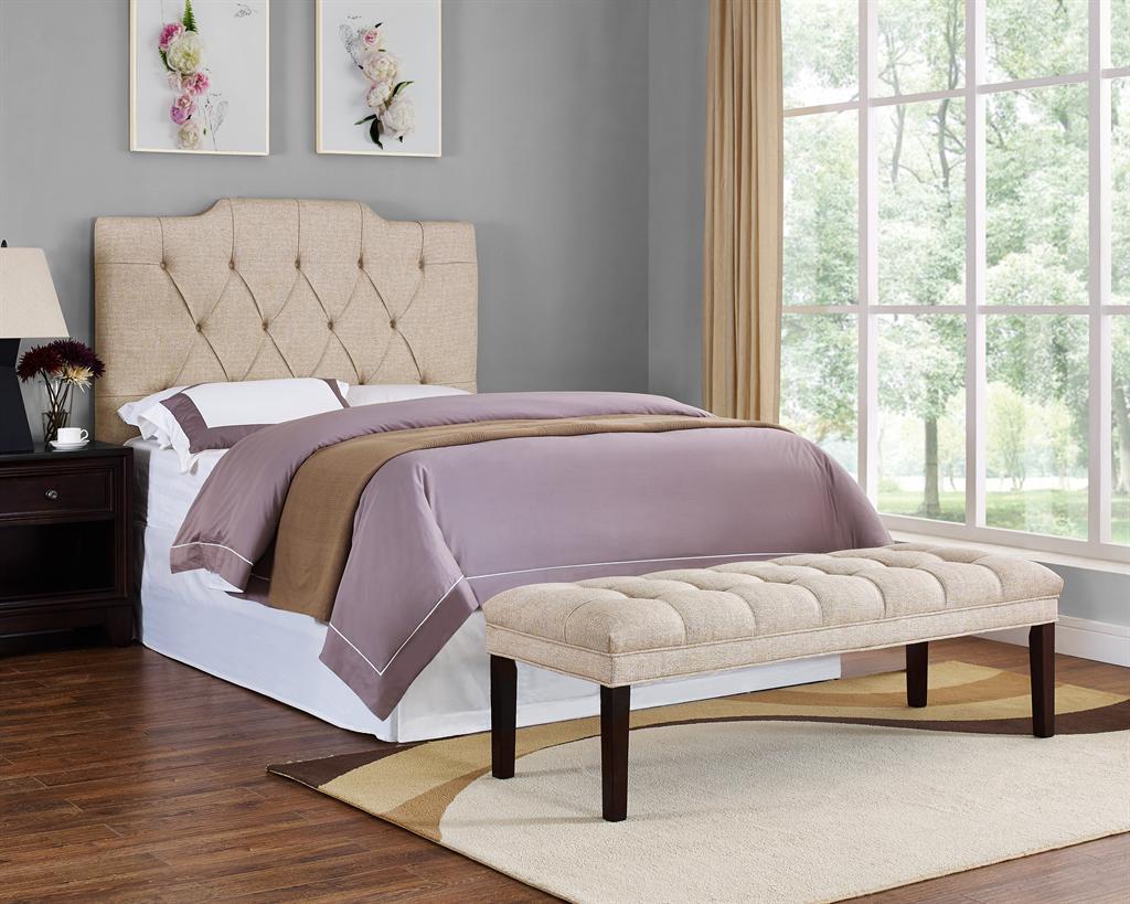 Pulaski Upholstered Panel Tufted Bed Bench - Image 3