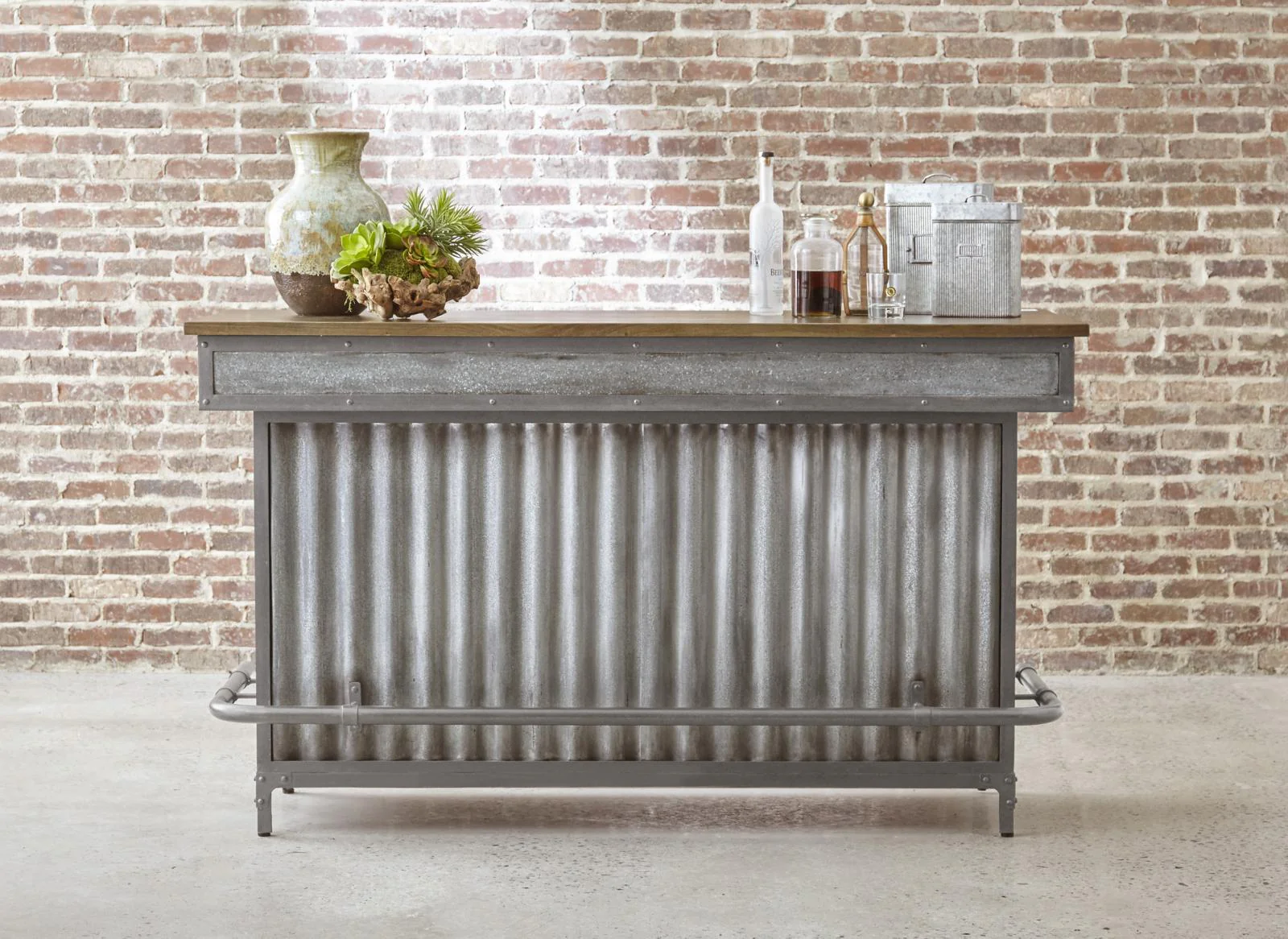 Pulaski Wood and Metal Bar - Image 5