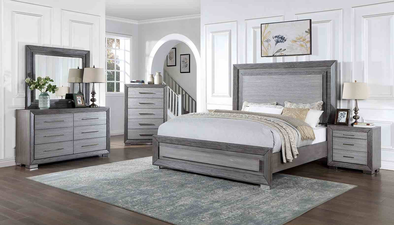 Raiden E.King Bed, Gray - Image 2