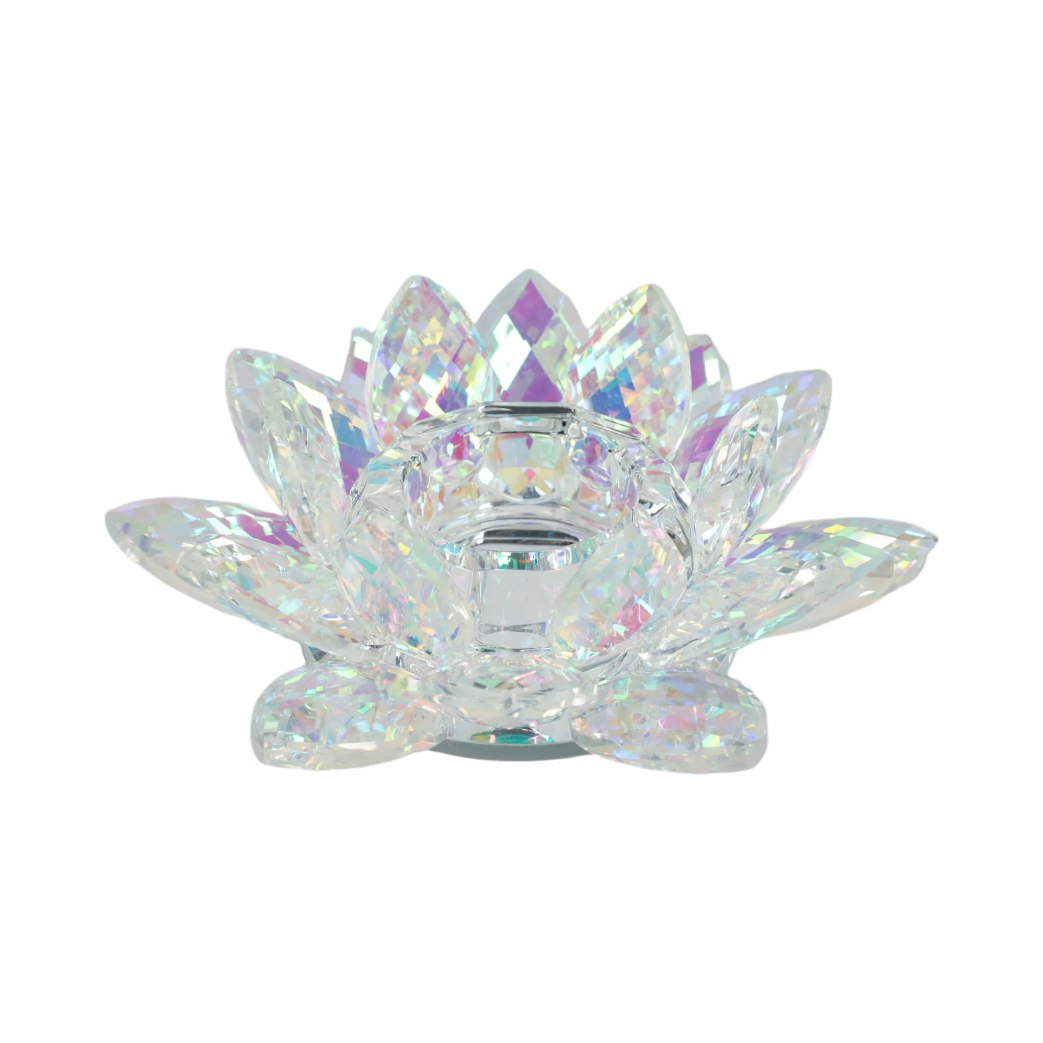 Rainbow Crystal Lotus Votive Holder 6 - Image 4