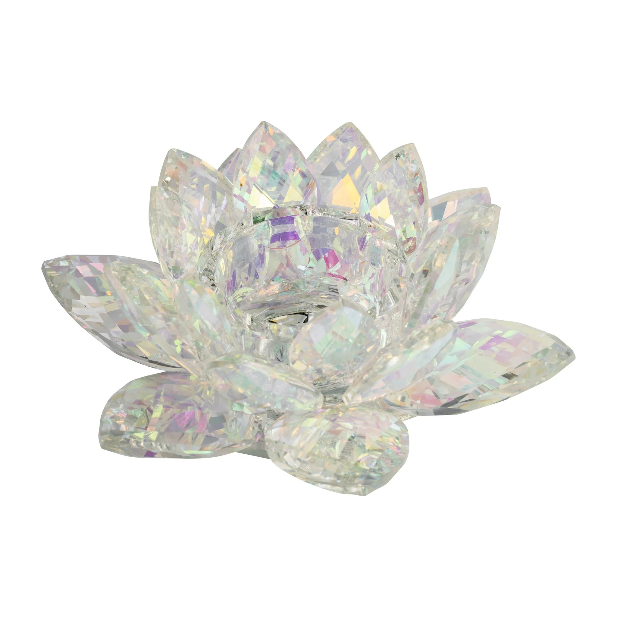 Rainbow Crystal Lotus Votive Holder 8 - Image 2