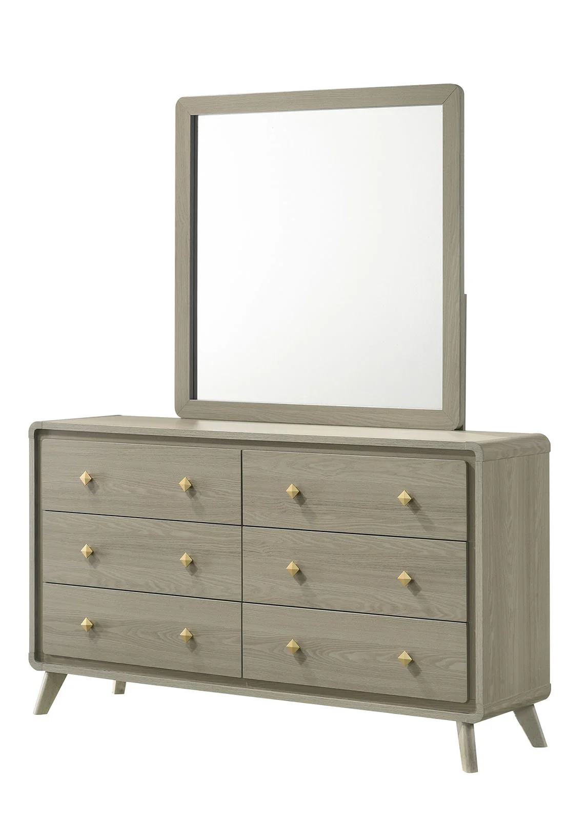 Rainier Mirror w/ LED, Gray - Image 2