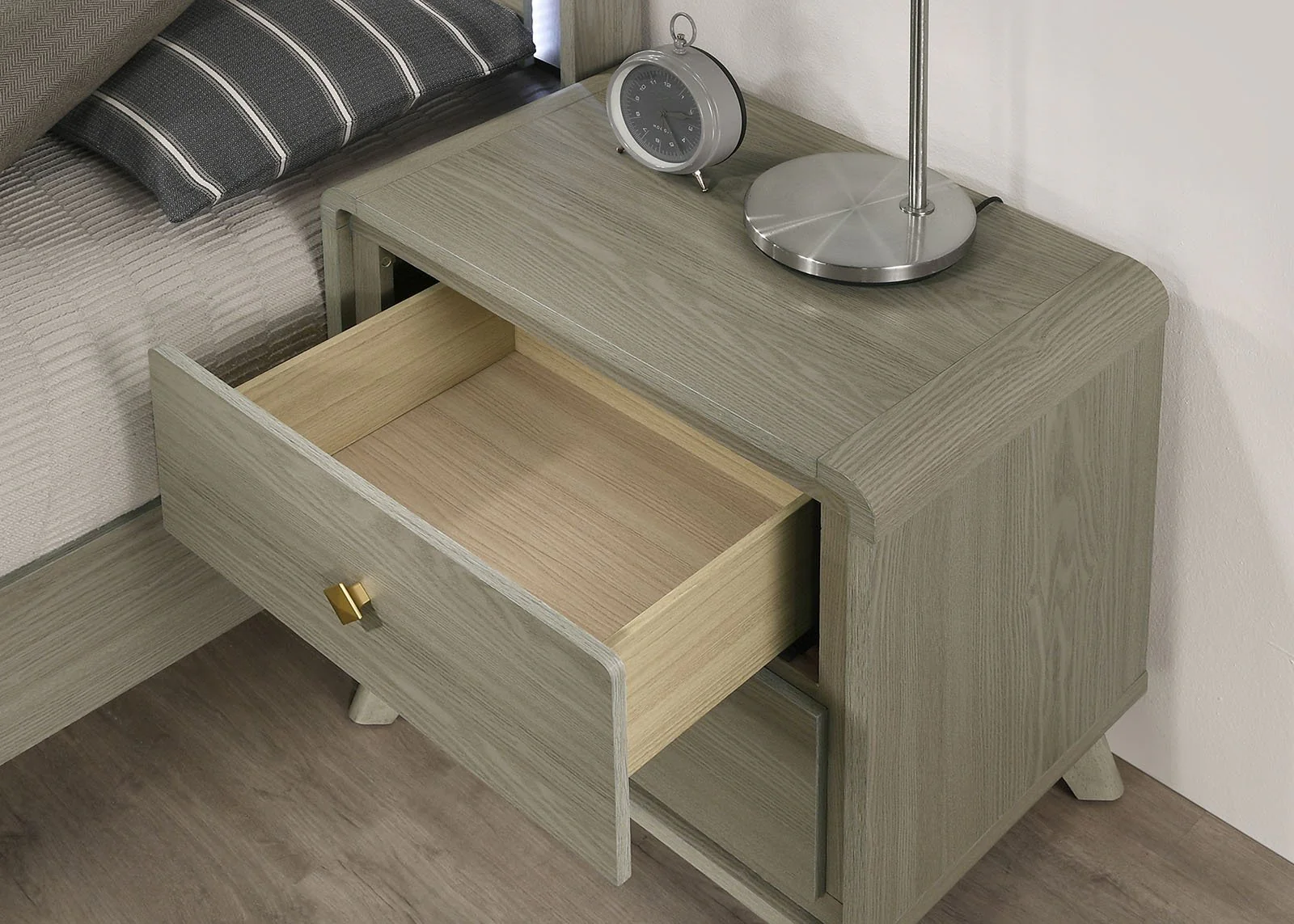 Rainier Nightstand, Gray - Image 2