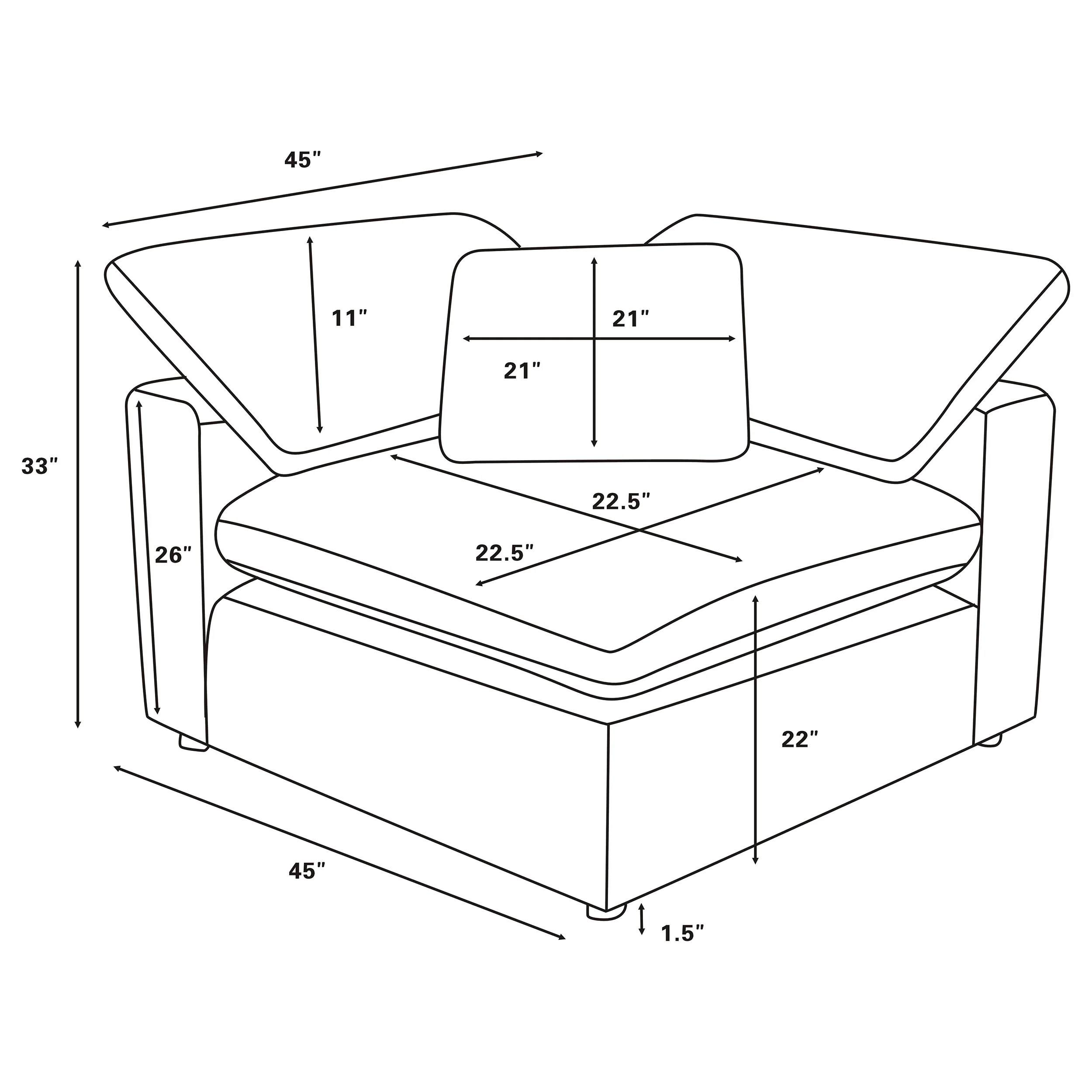 Raleigh Modular Sectional Sofa - Image 16