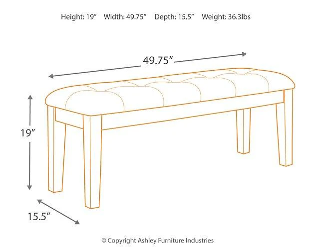 Ralene Dining Bench - Image 6