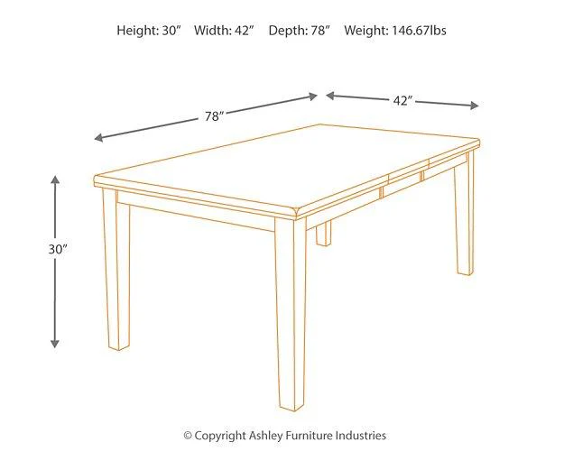 Ralene Dining Extension Table - Image 6