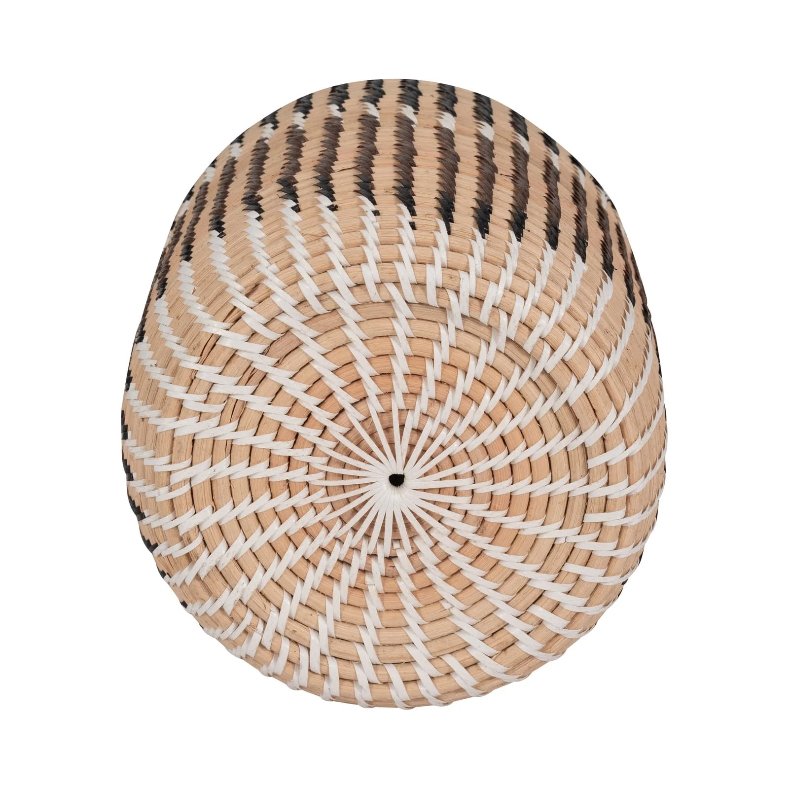 Rattan, 13"h Woven Vase, Multi - Image 6