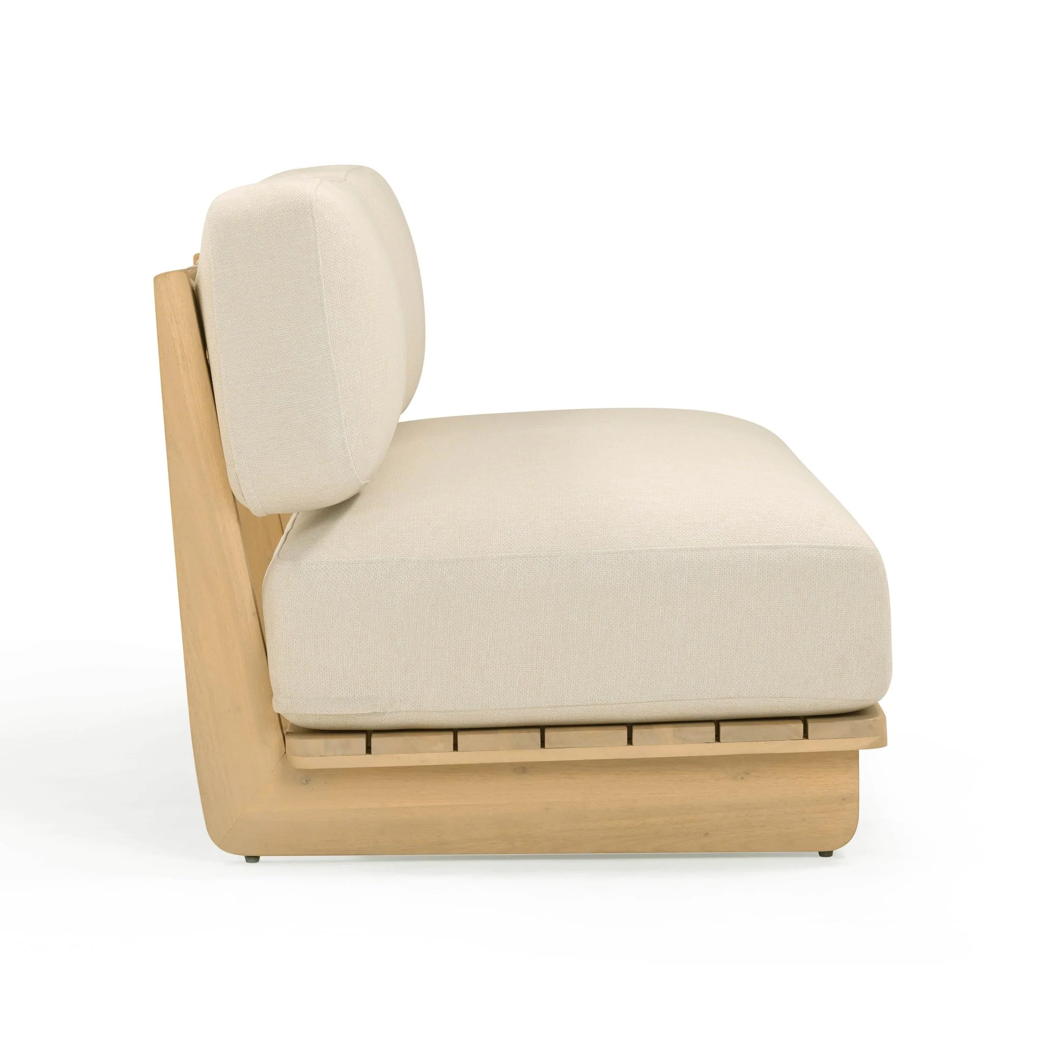Reavan Cream Outdoor Lounge Sofa - Image 4