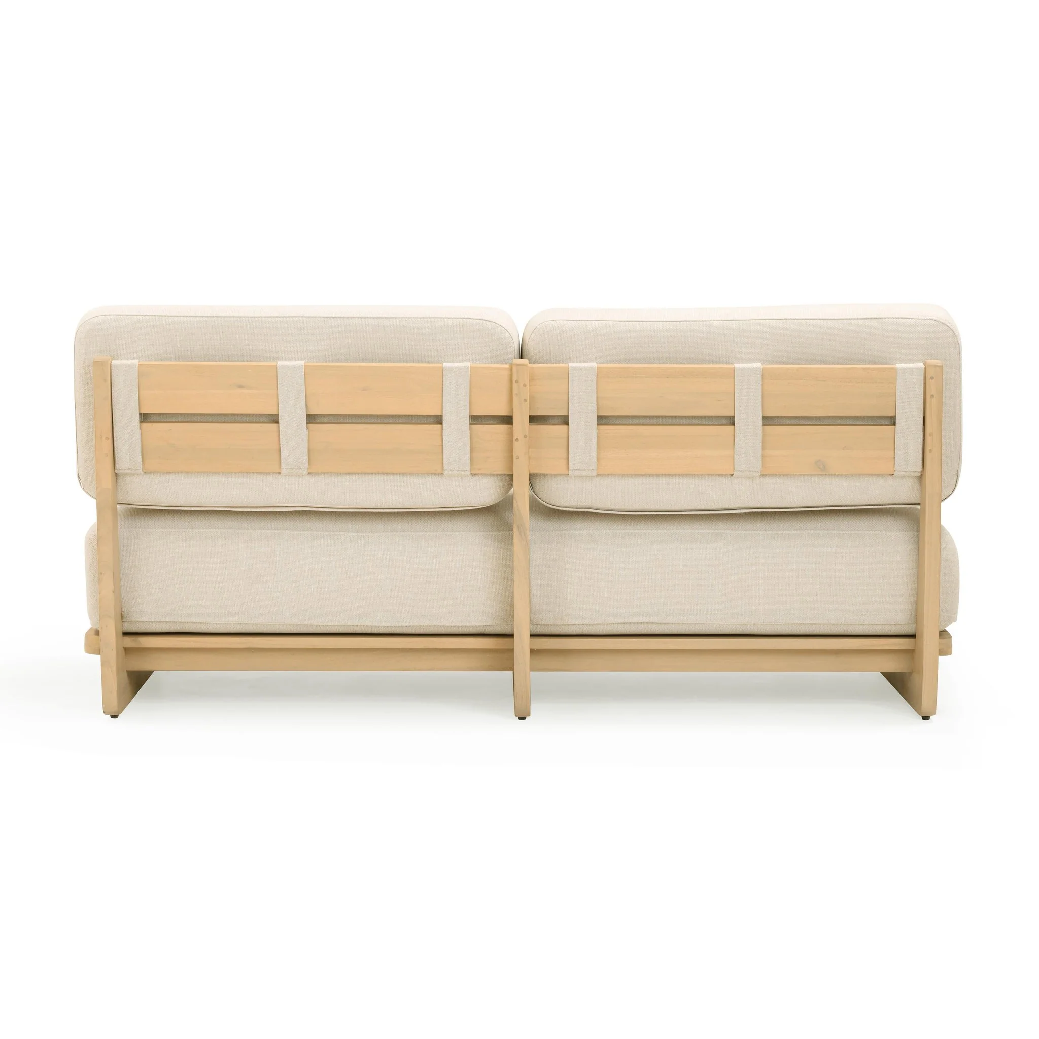 Reavan Cream Outdoor Lounge Sofa - Image 5
