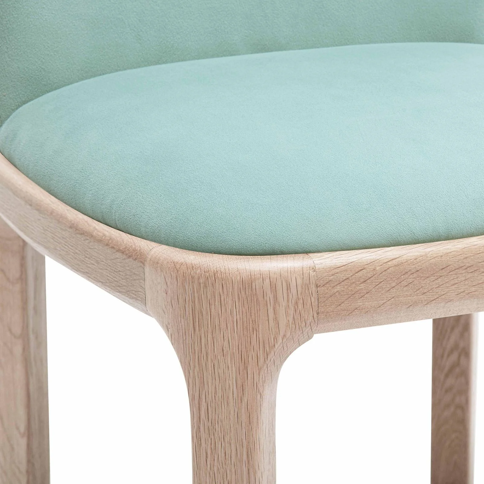 Rebecca Light Blue Performance Velvet Dining Chair - Image 5