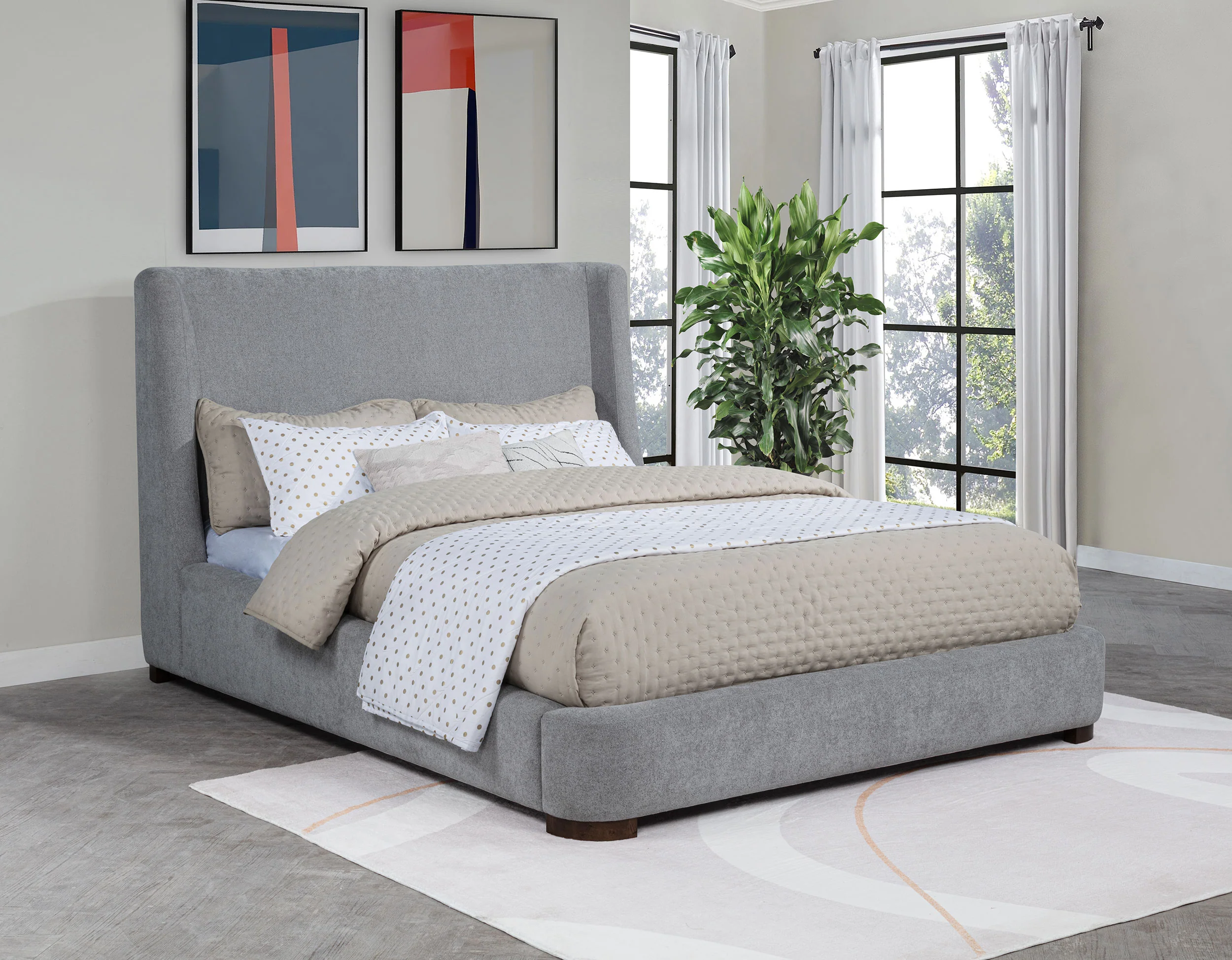 Rennes Wingback Platform Bed - Image 2