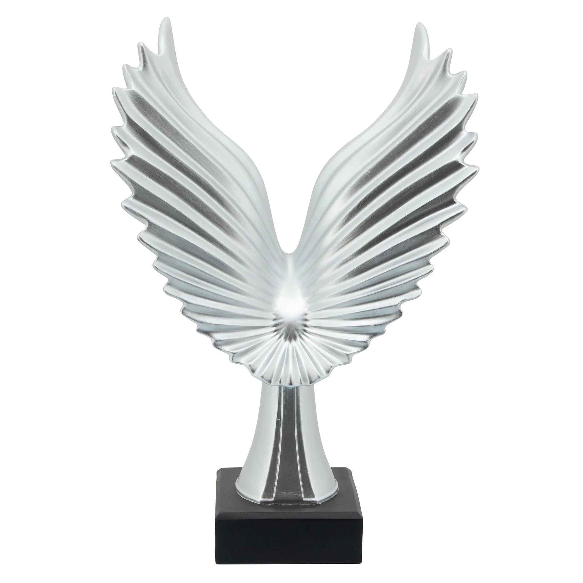 Resin 20"h Eagle Table Accent, Silver - Image 3