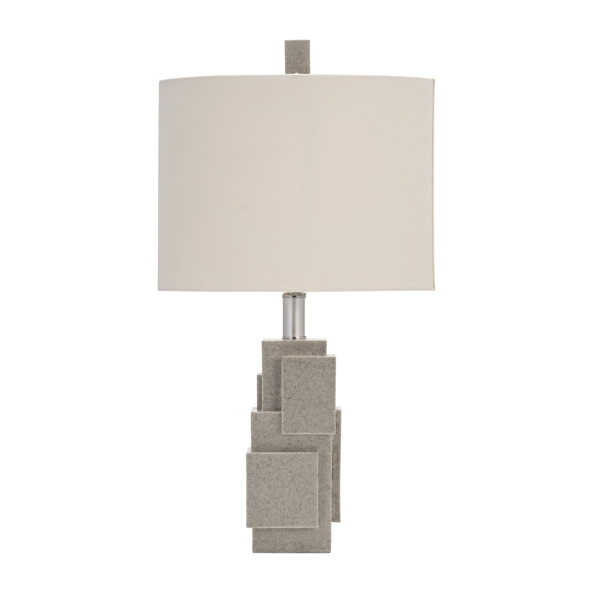 Resin 22" Blocks Table Lamp,gray - Image 5