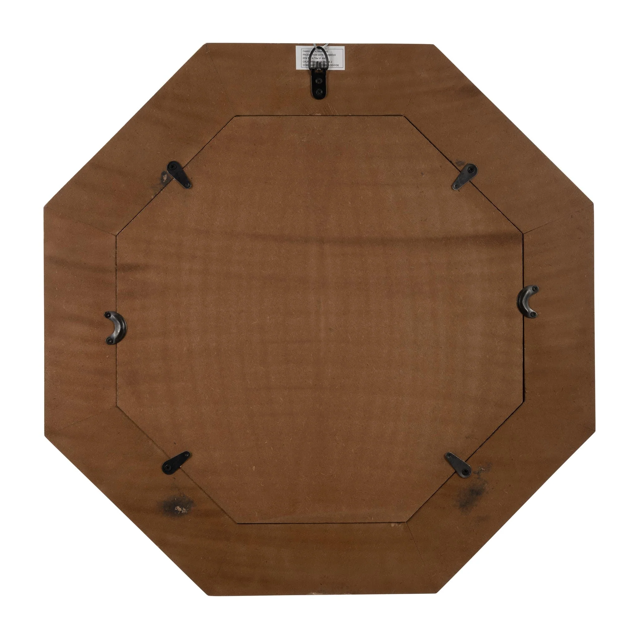 Resin 24x24 Octagon Mirror Blk/wht - Image 5