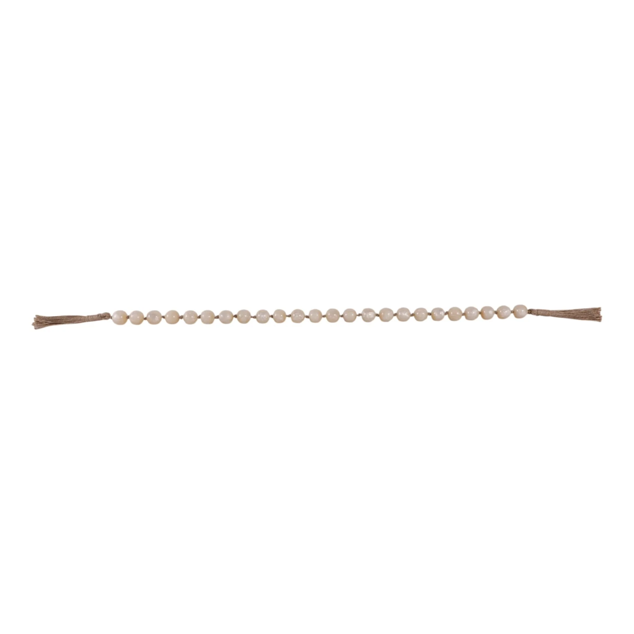 Resin, 36x1 Bead Garland, Ivory - Image 2