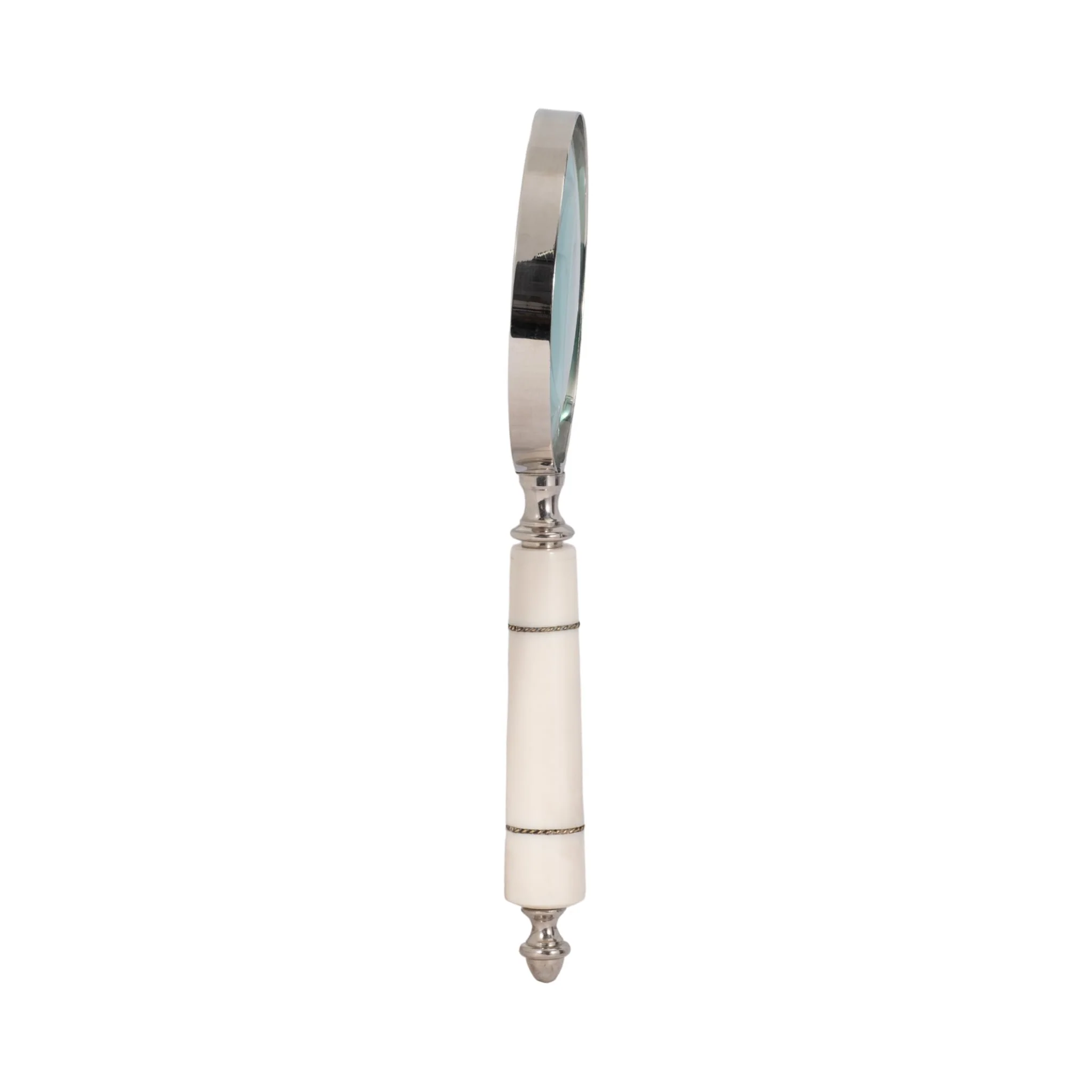 Resin, 4" Magnifying Glass, Ivory - Image 3