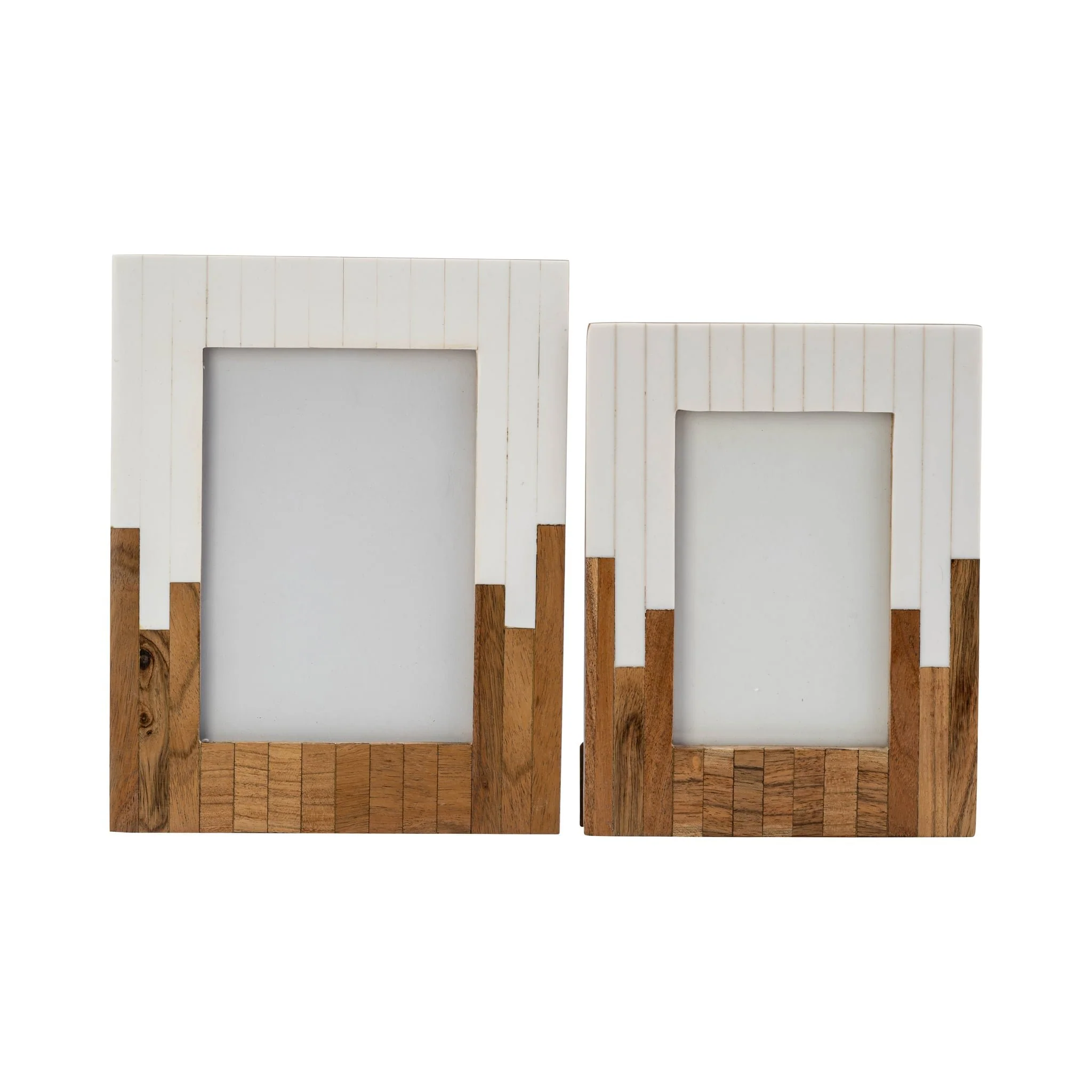 Resin, 4x6" 2-toned Frame, Natural/white - Image 7