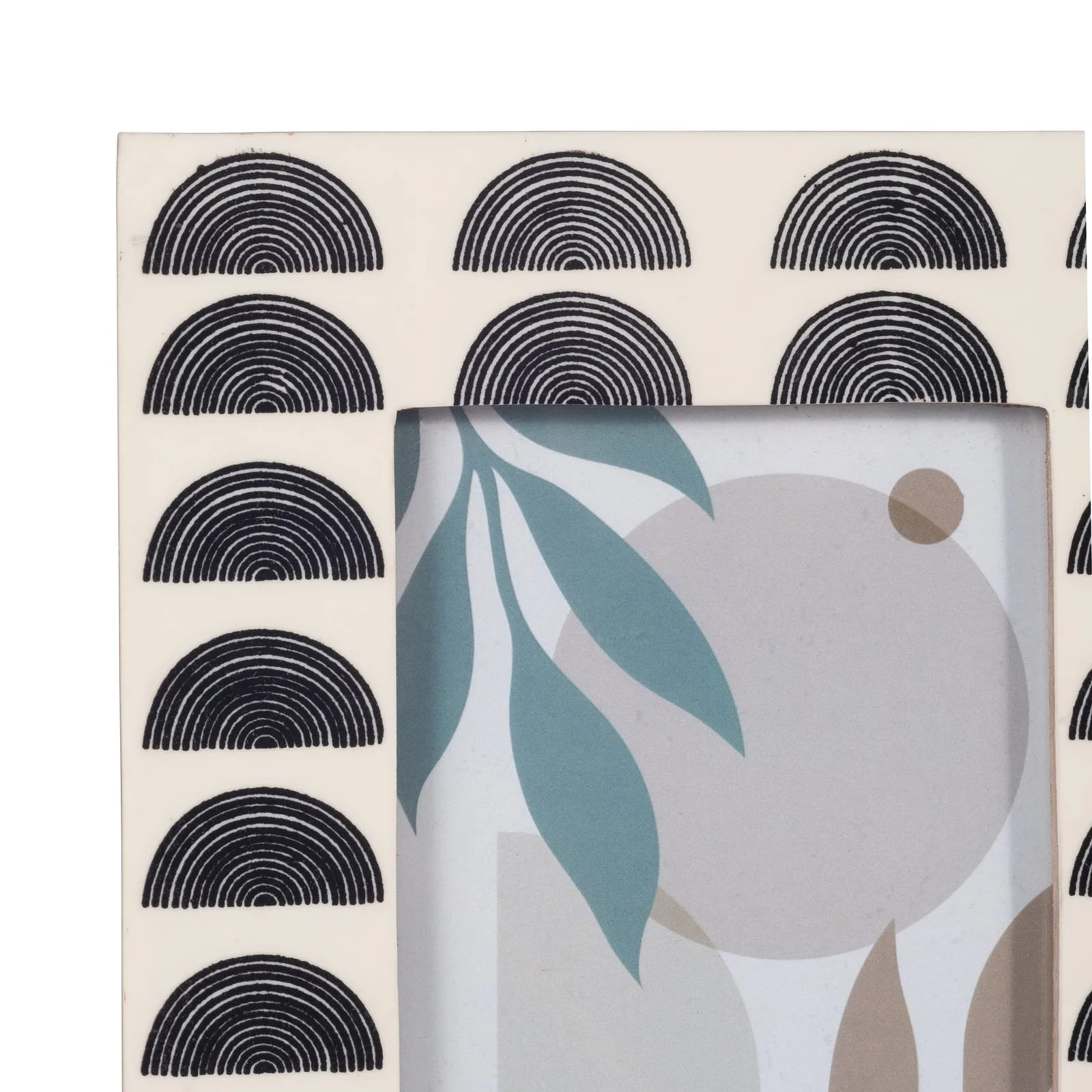 Resin, 4x6 Black Arches Photo Frame, Ivory/black - Image 4