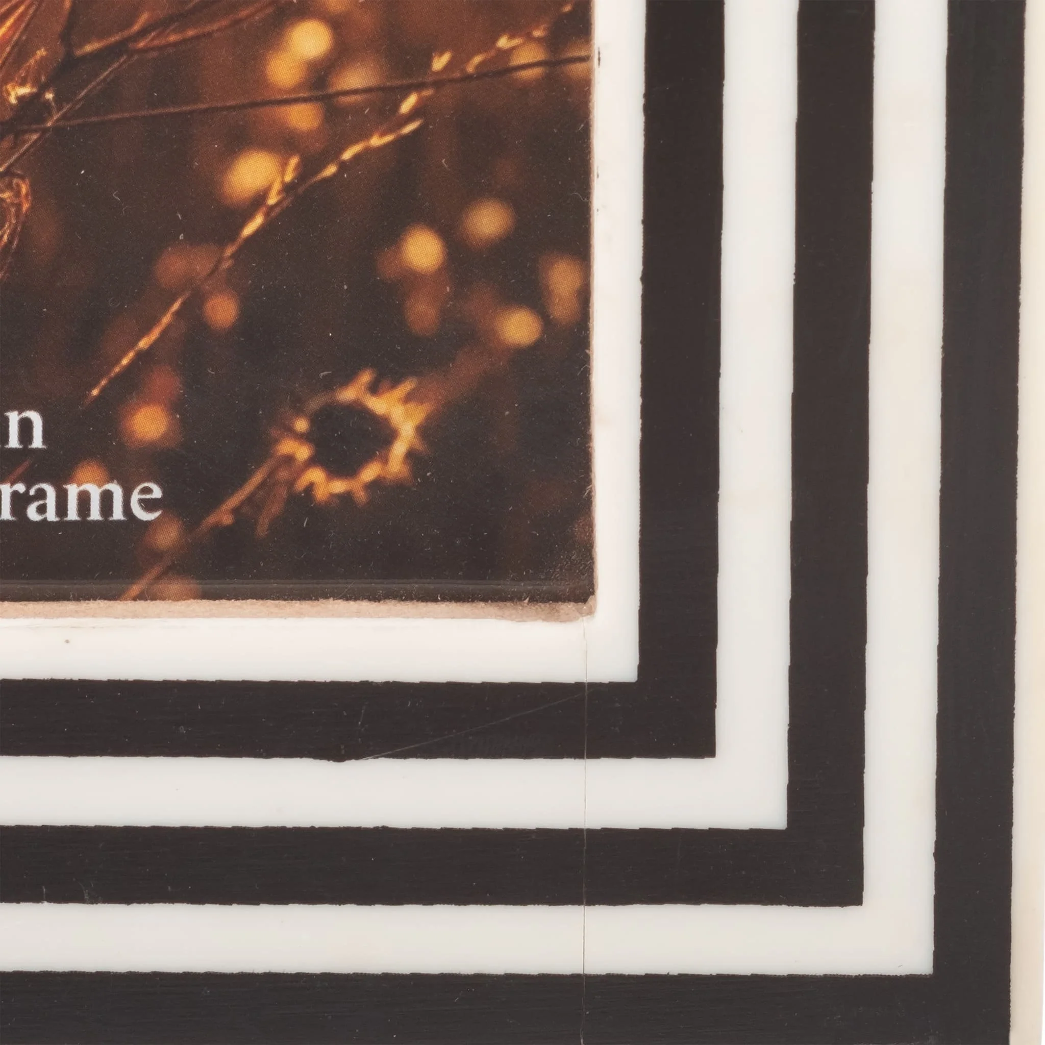 Resin,4x6 Dimensional Lines Photo Frame,blk/white - Image 5