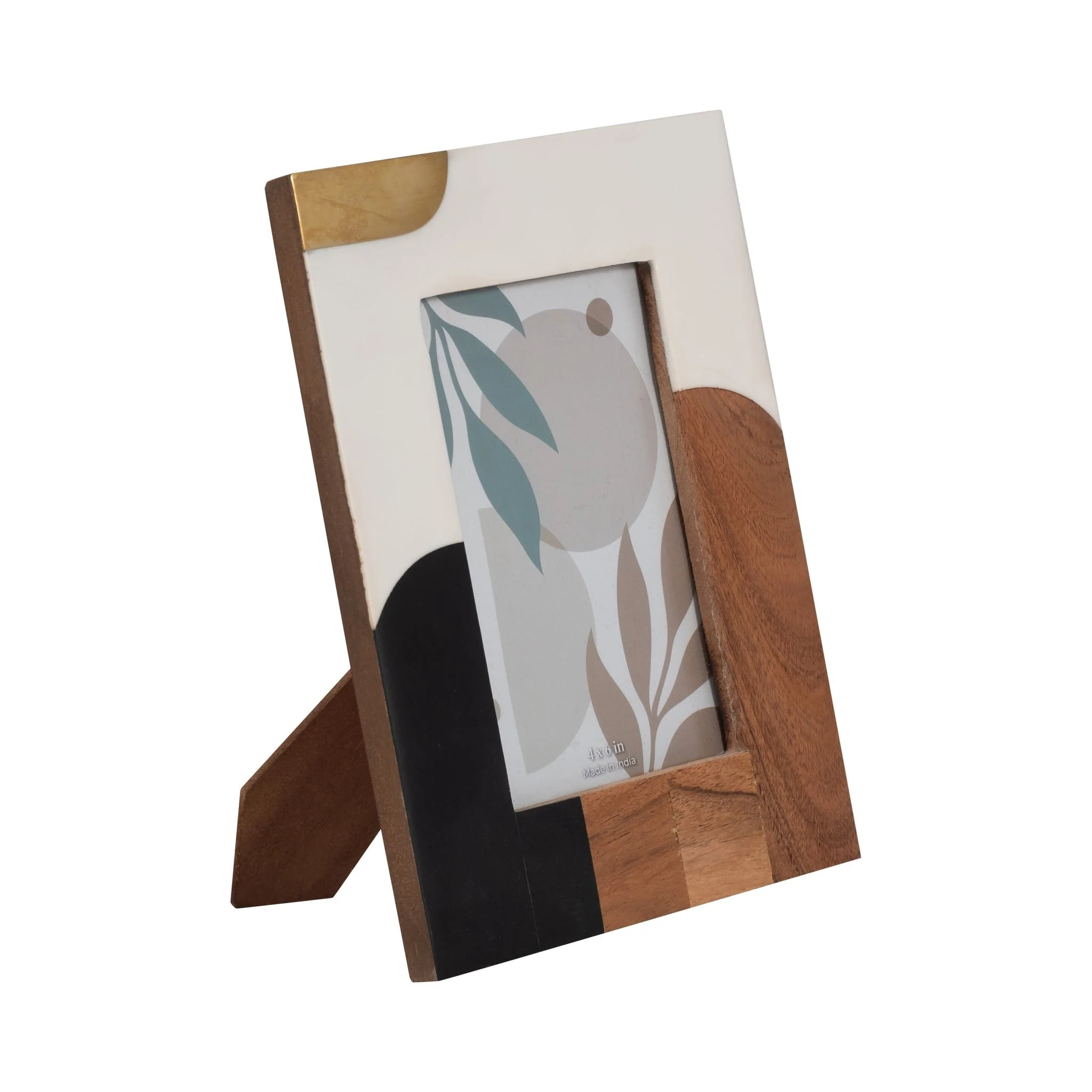 Resin, 4x6 Mid-century Photo Frame, Multi - Image 2