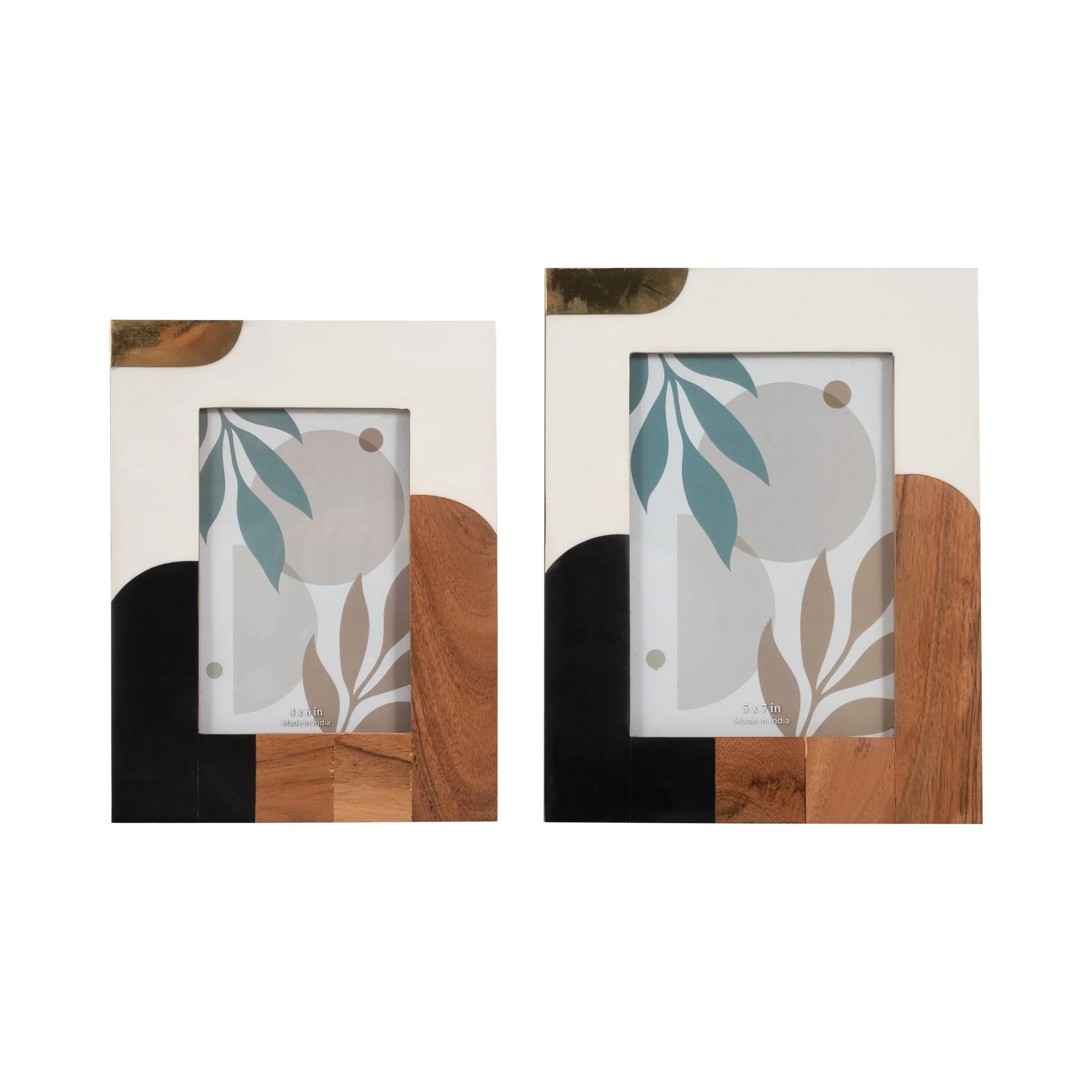 Resin, 4x6 Mid-century Photo Frame, Multi - Image 6