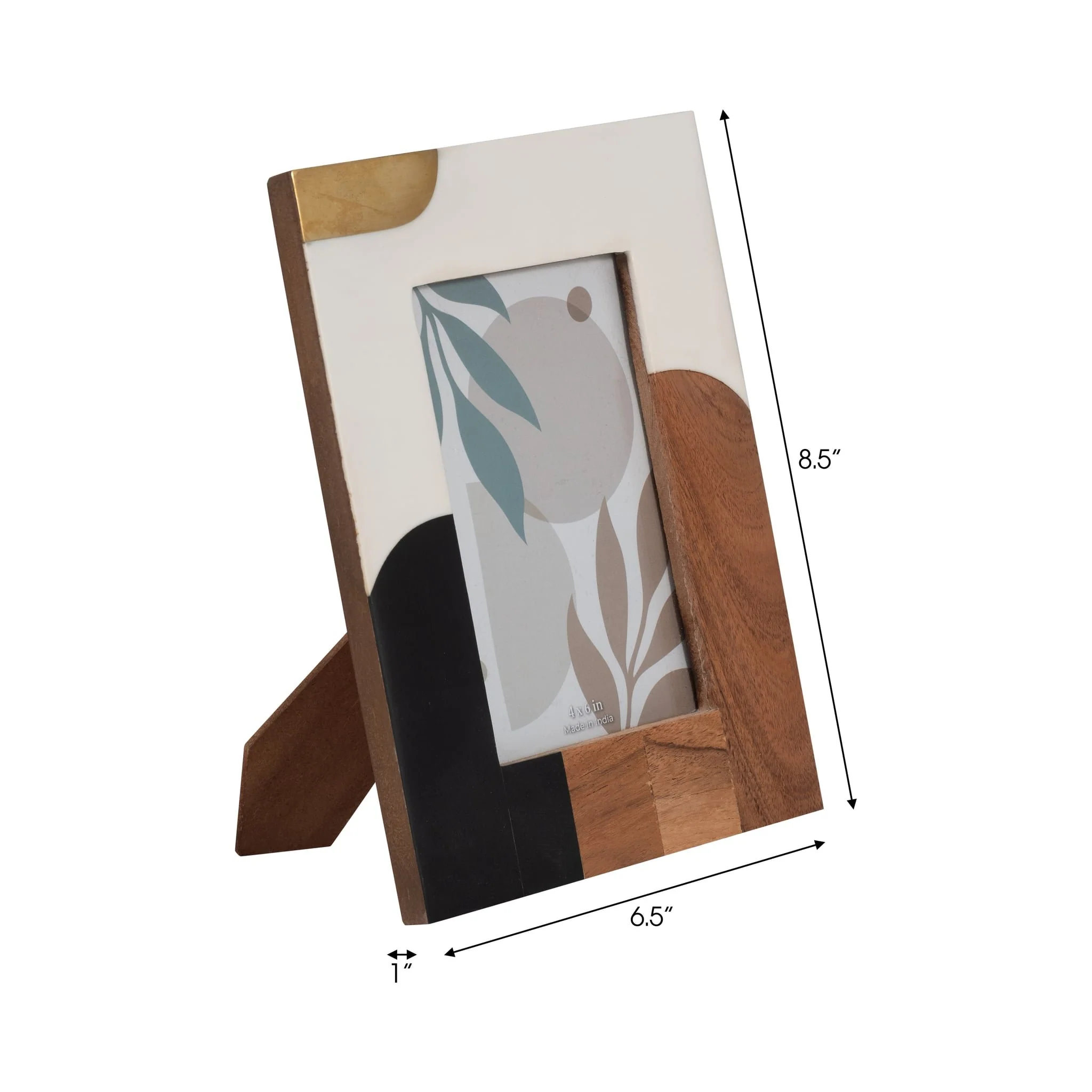 Resin, 4x6 Mid-century Photo Frame, Multi - Image 7