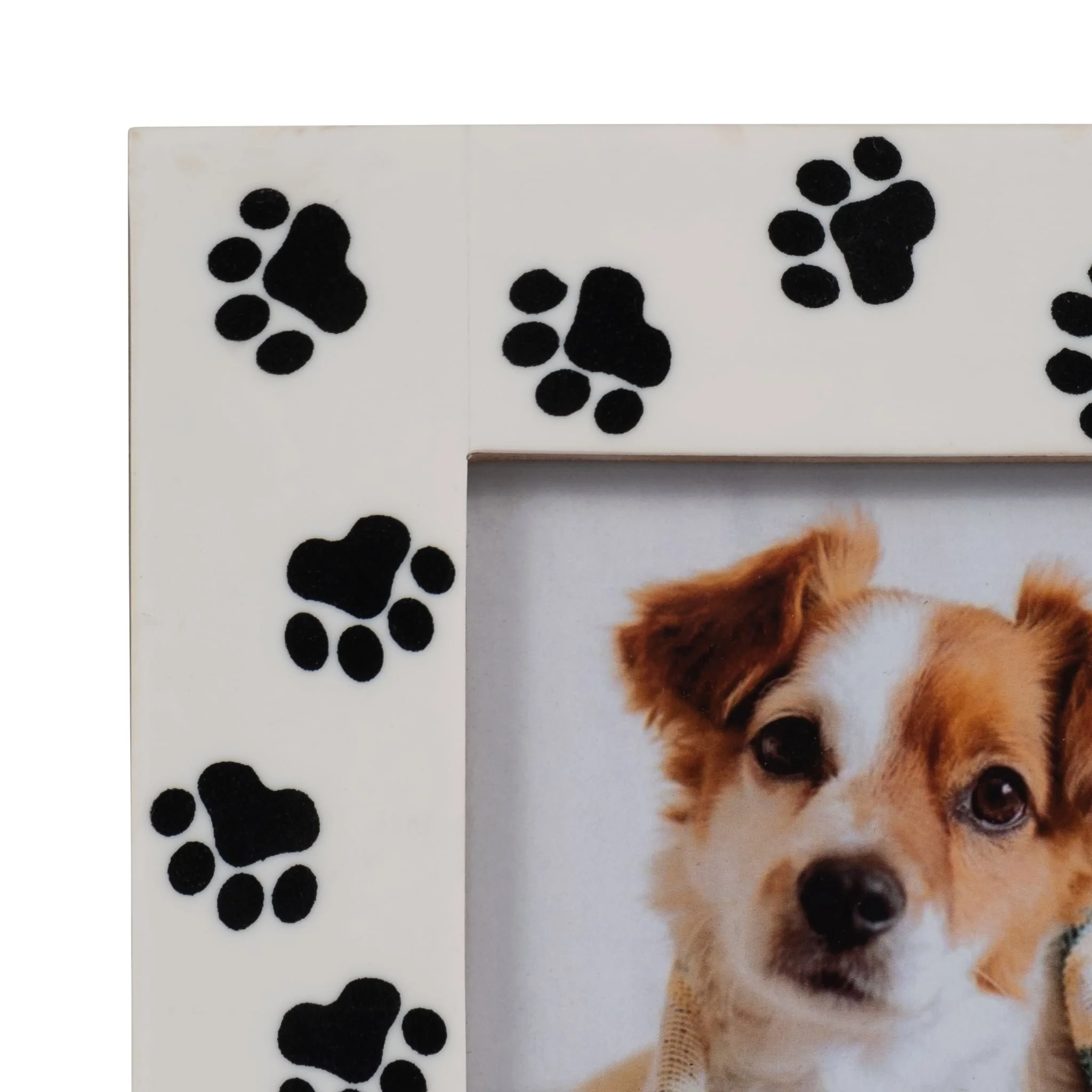 Resin, 4x6 Paw Prints Photo Frame, Black/white - Image 4