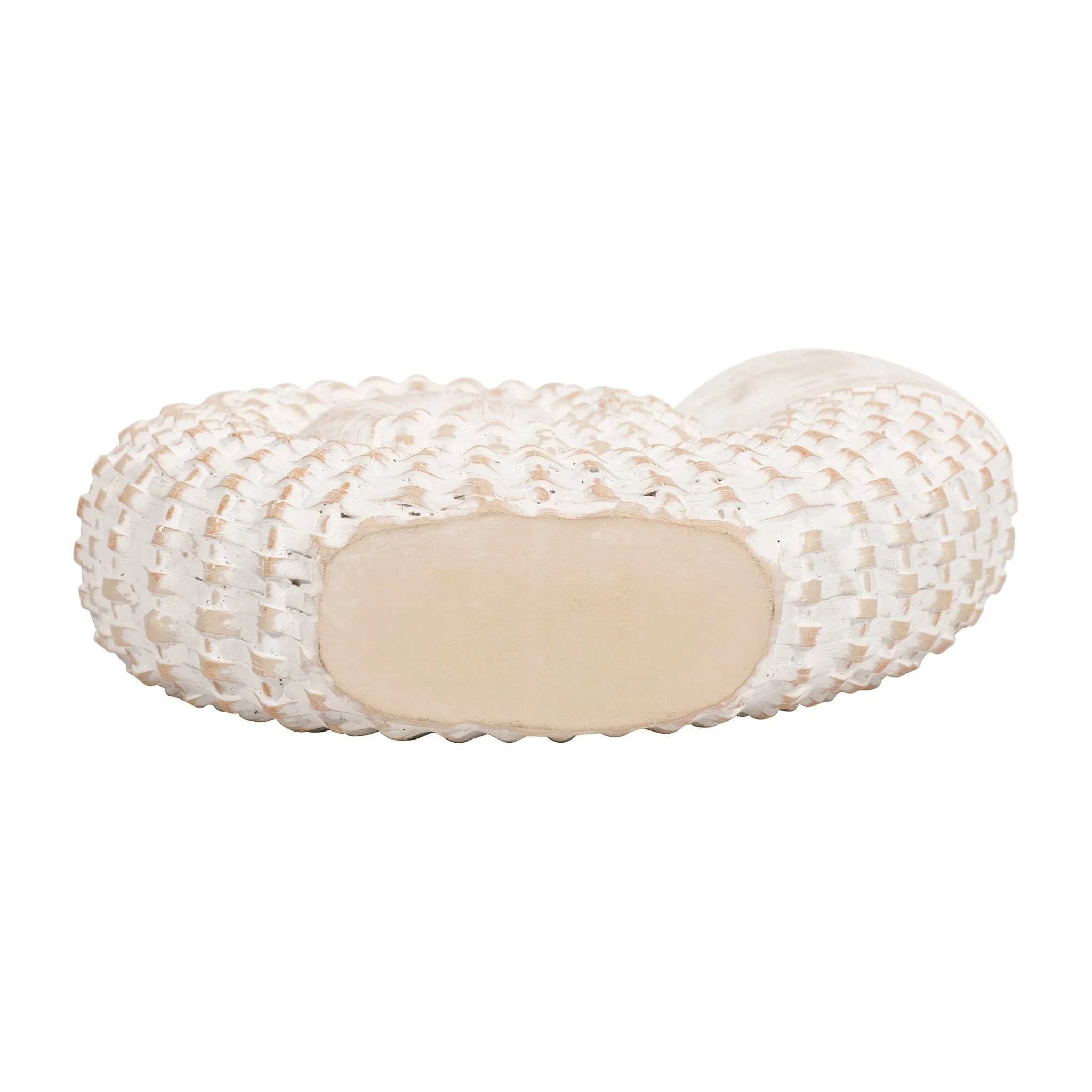 Resin, 7"h Shell Table Accent, White - Image 6