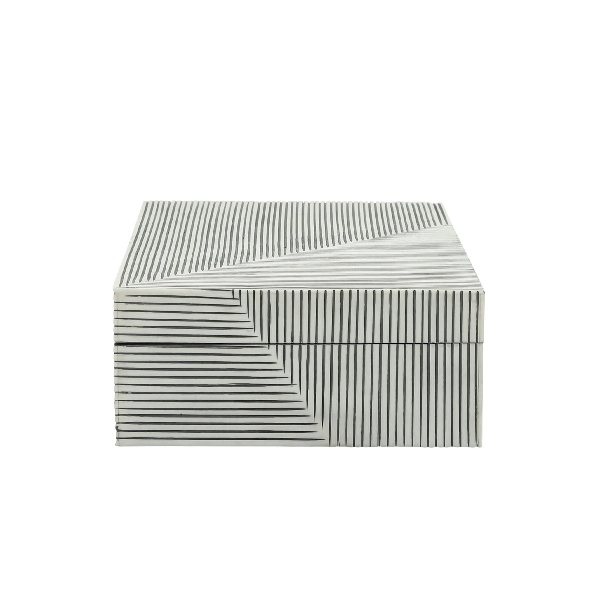 Resin S/2 Ridged Boxes, White - Image 4