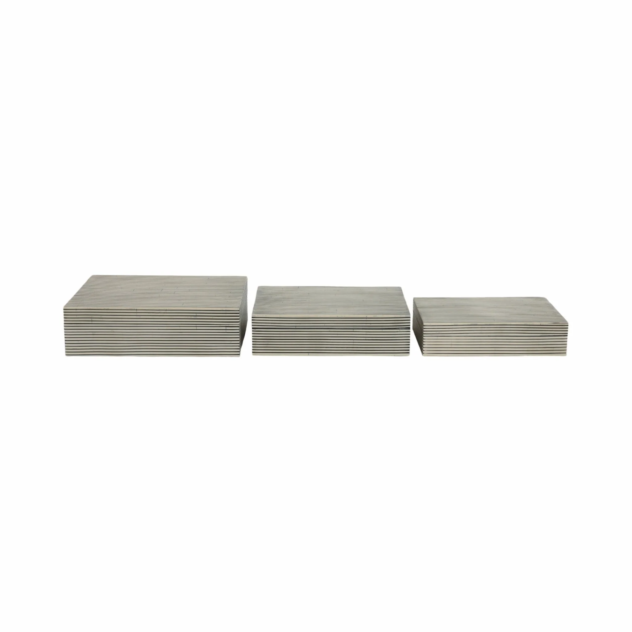 Resin S/3 10/11/12" Ridged Boxes, White - Image 3