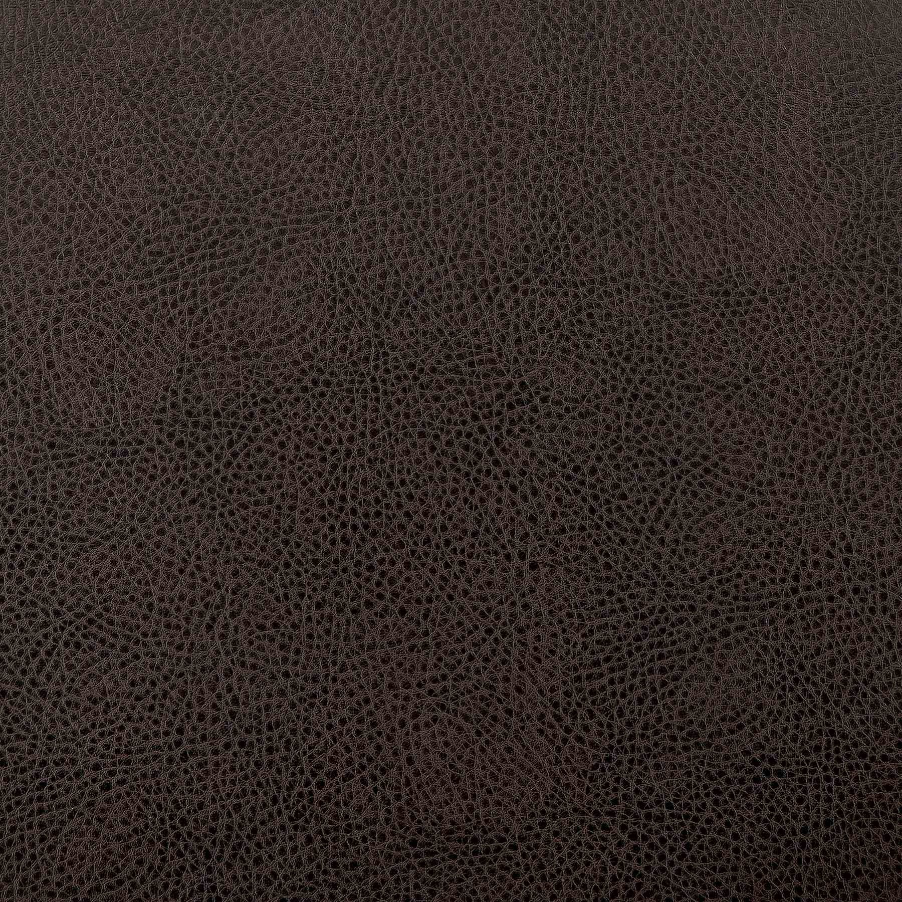 Reuben Swivel Counter or Bar Stool in Mocha Finish with Brown Faux Leather - Image 9