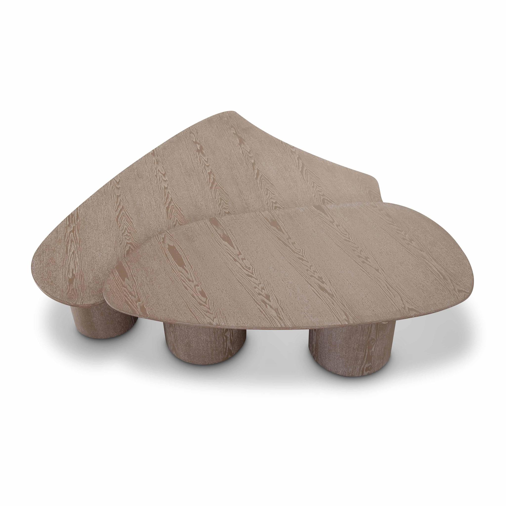 Rhema Washed Ash Nesting Coffee Table Set - Image 4