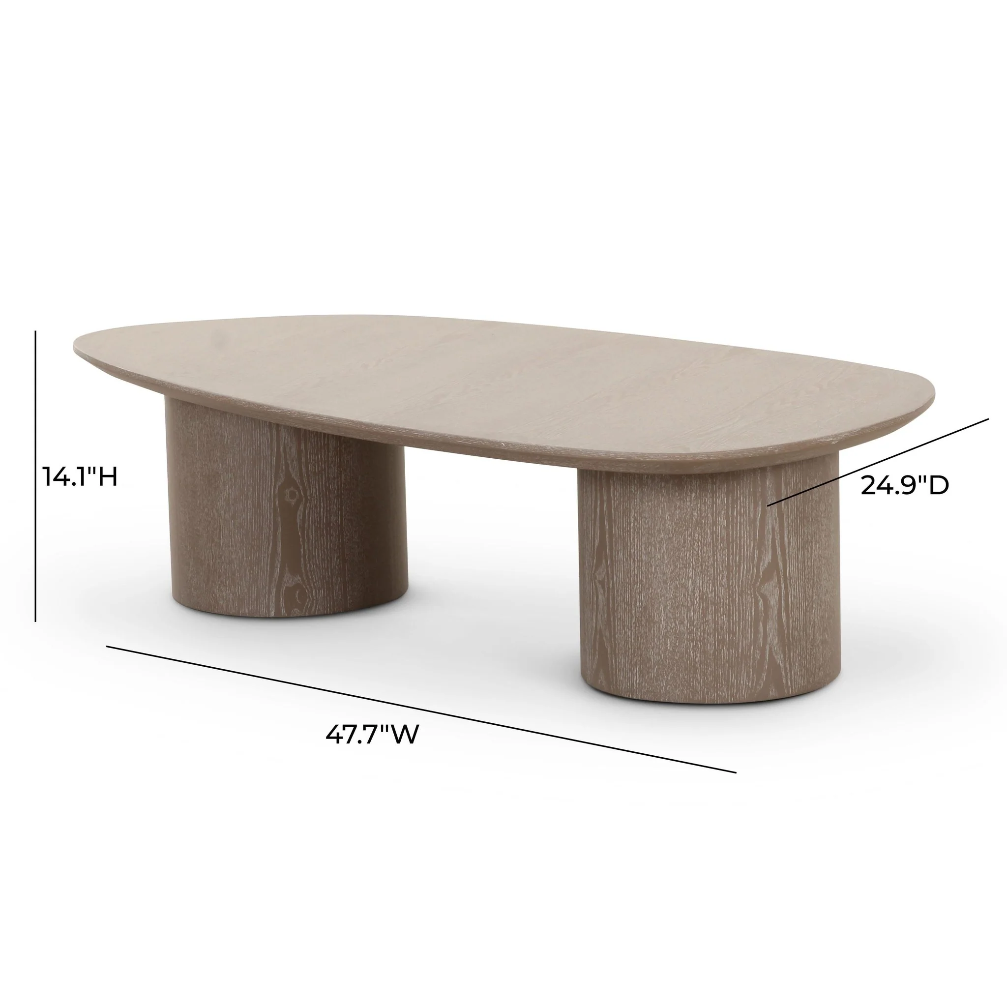 Rhema Washed Ash Oblong Coffee Table - Image 14