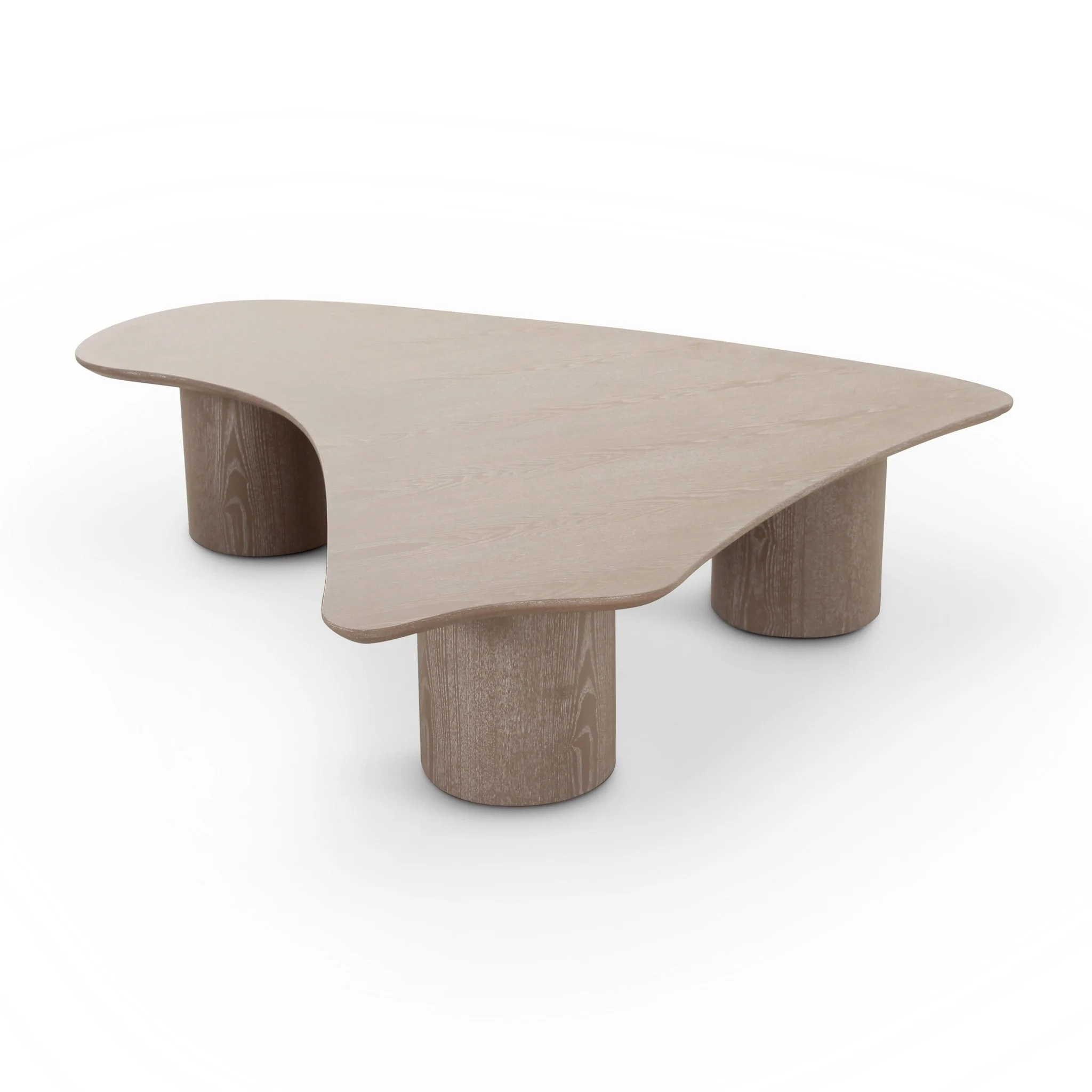 Rhema Washed Ash Organic Low Coffee Table - Image 4
